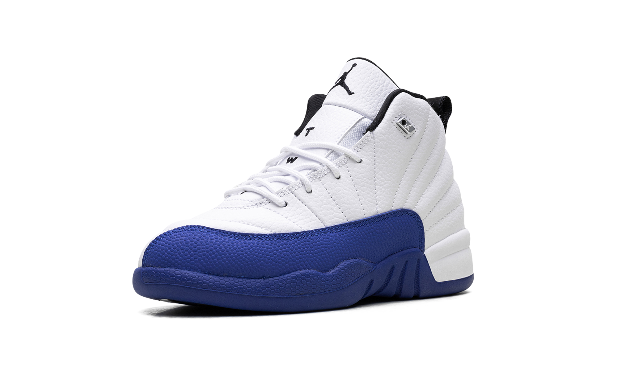 jordan 12 retro blueberry ps+151186-140+left diagnol single view