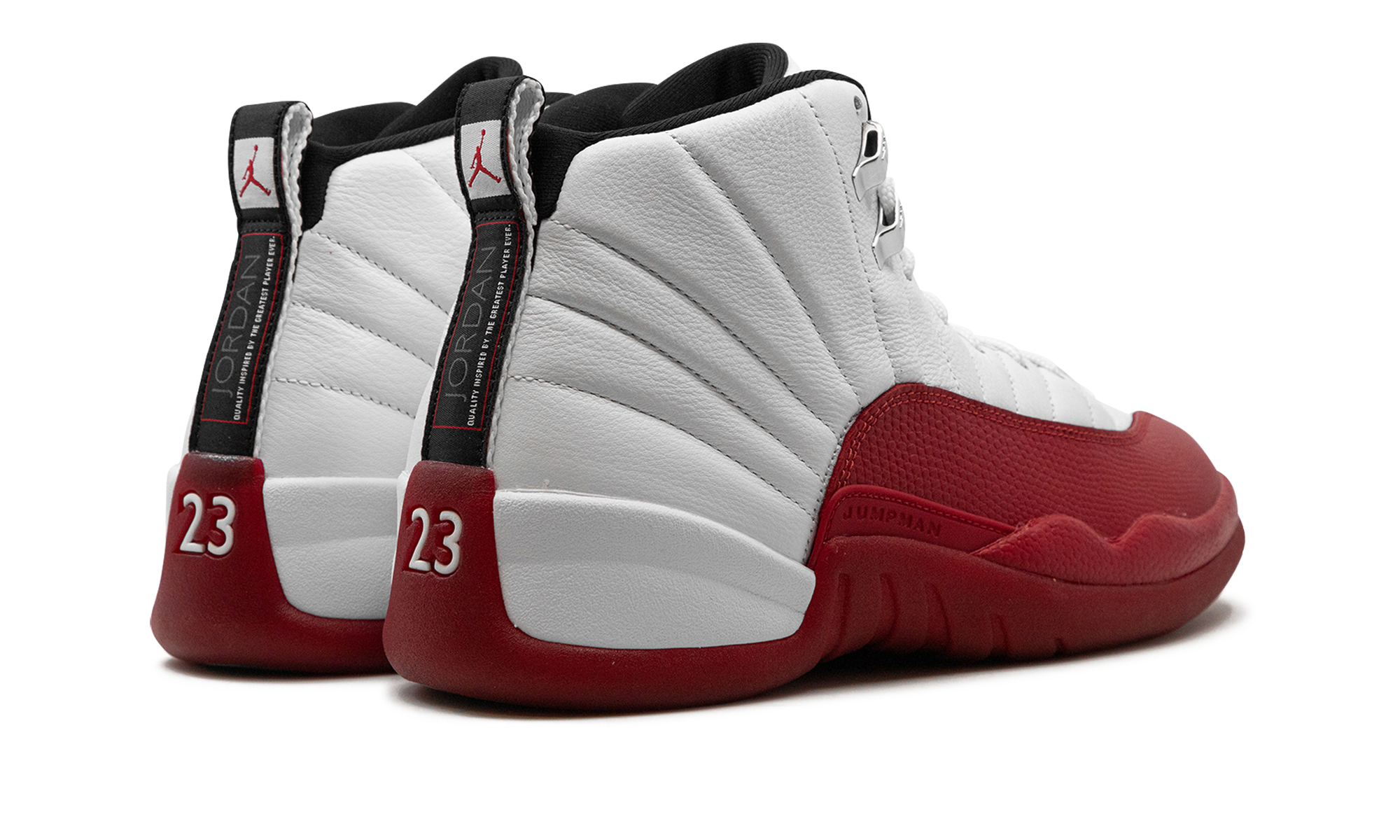 jordan 12 retro cherry 2023+CT8013-116+diagnol right behind view