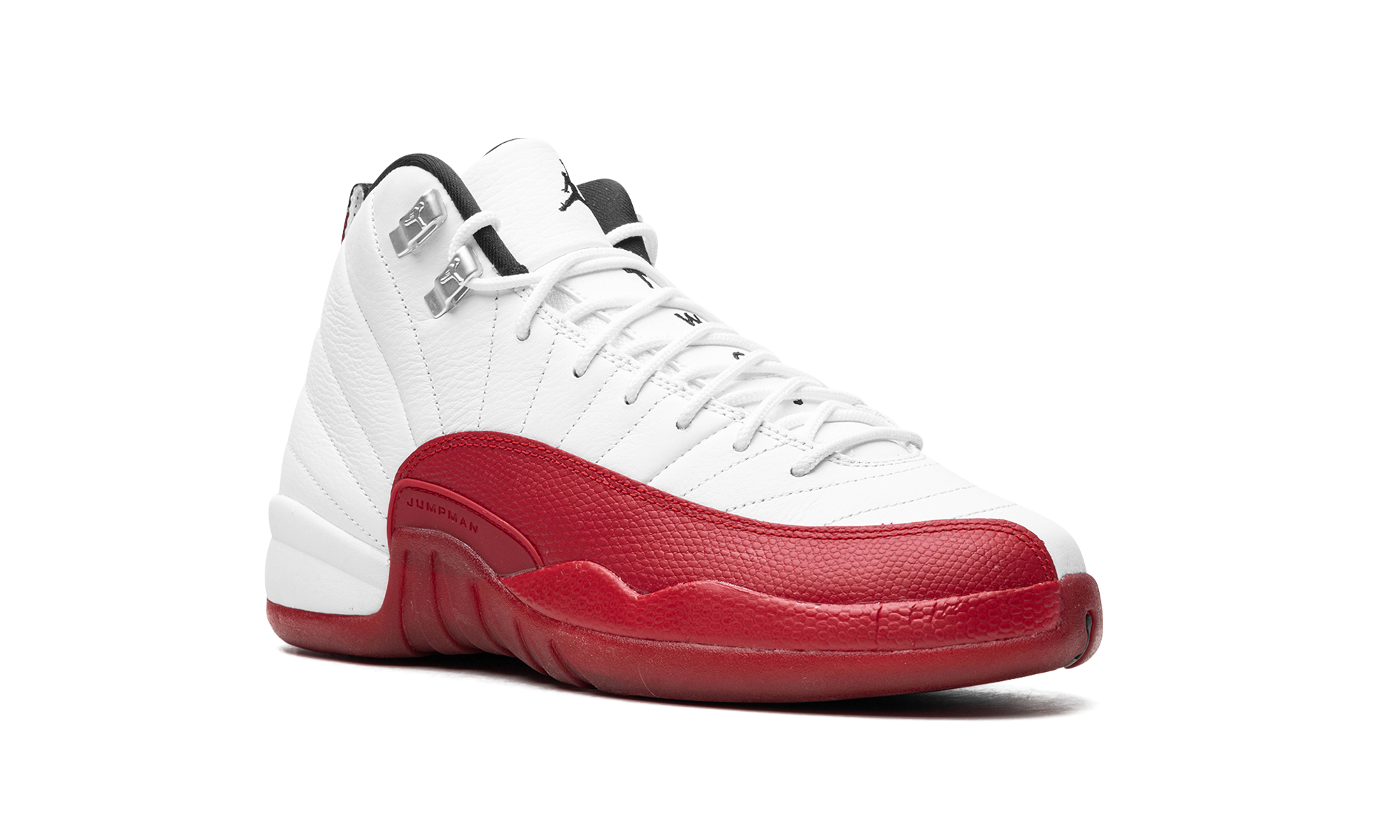 jordan 12 retro cherry 2023 gs+153265-116+diagnol right view