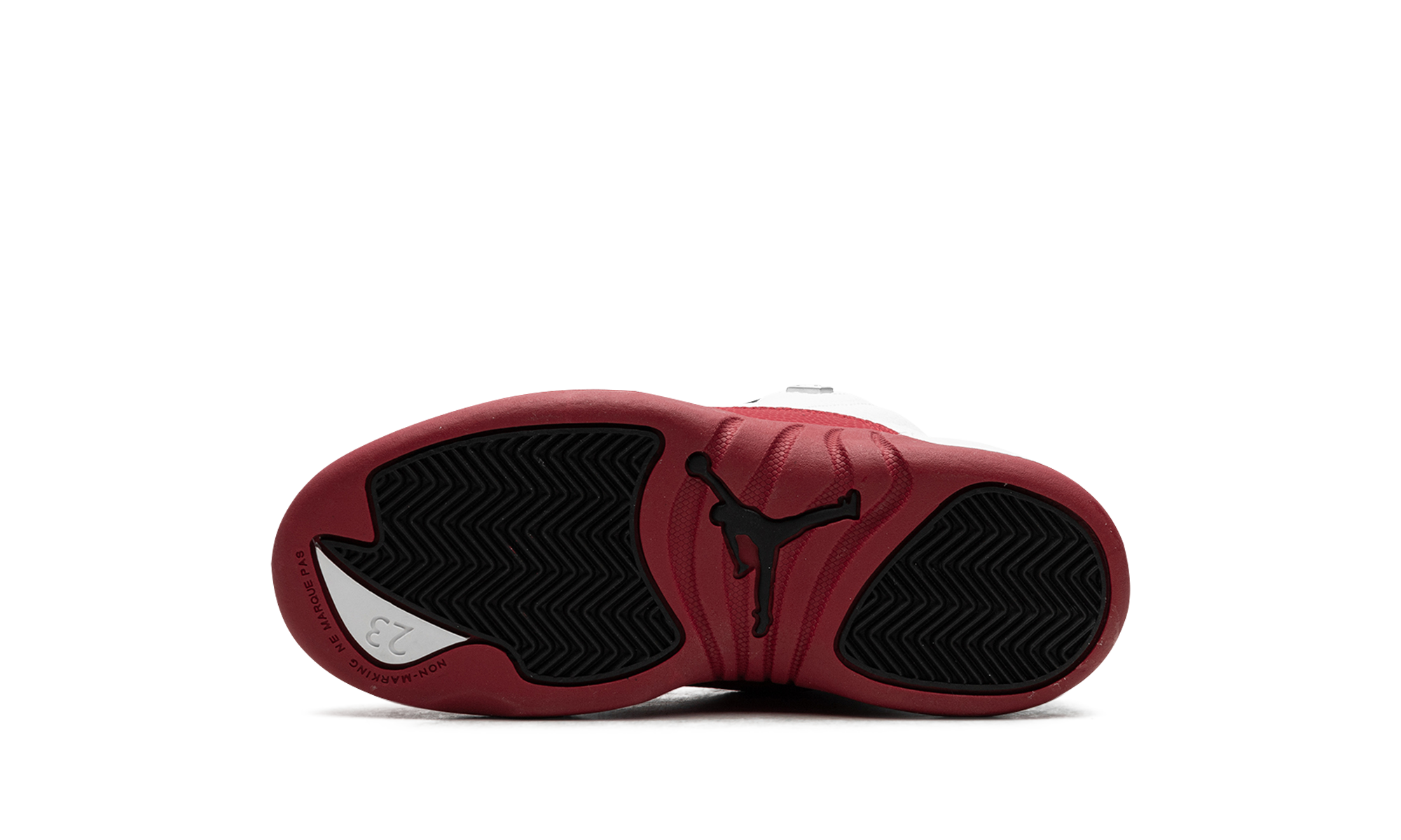 jordan 12 retro cherry 2023 ps+151186-116+bottom view