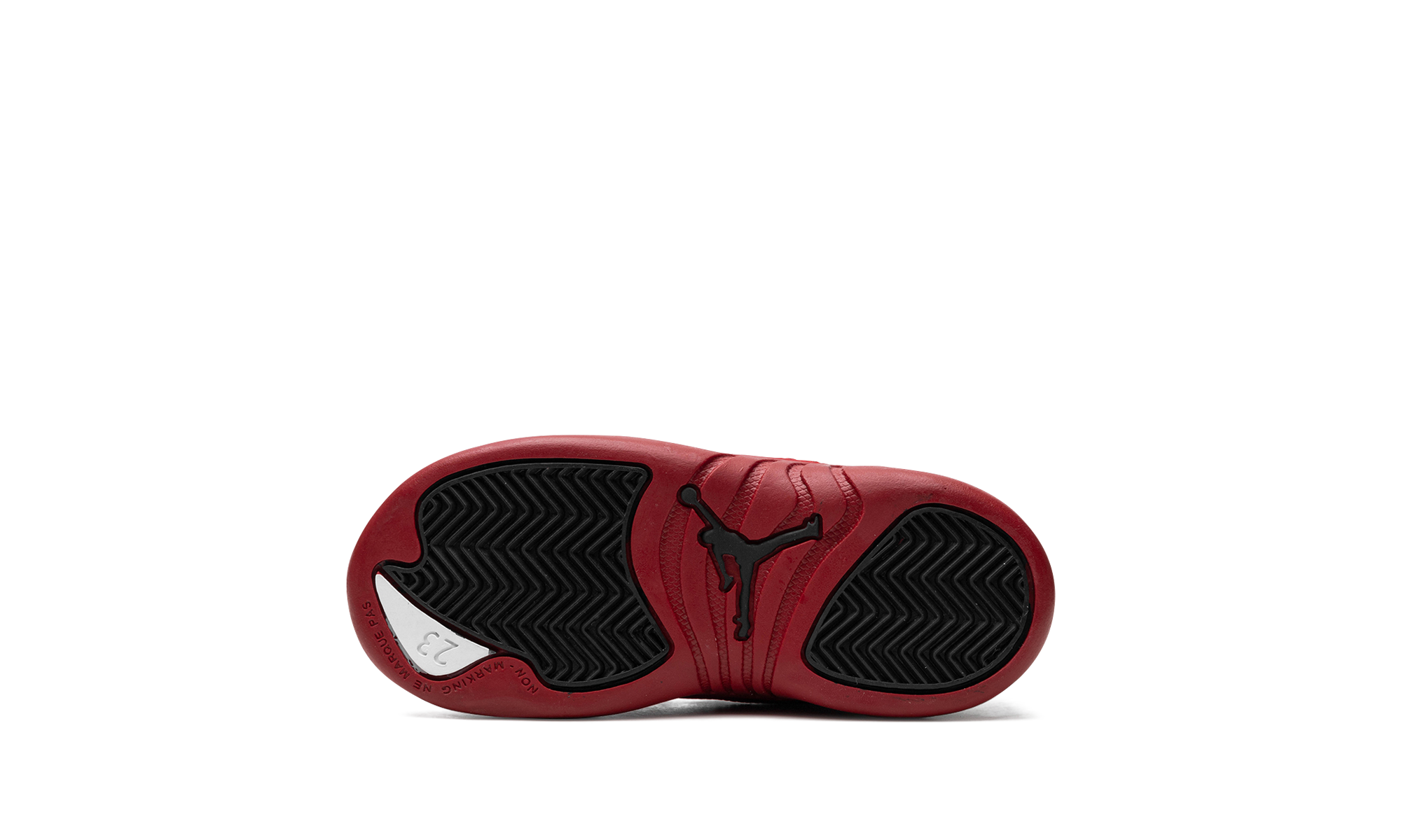 jordan 12 retro cherry 2023 td+850000-116+bottom view