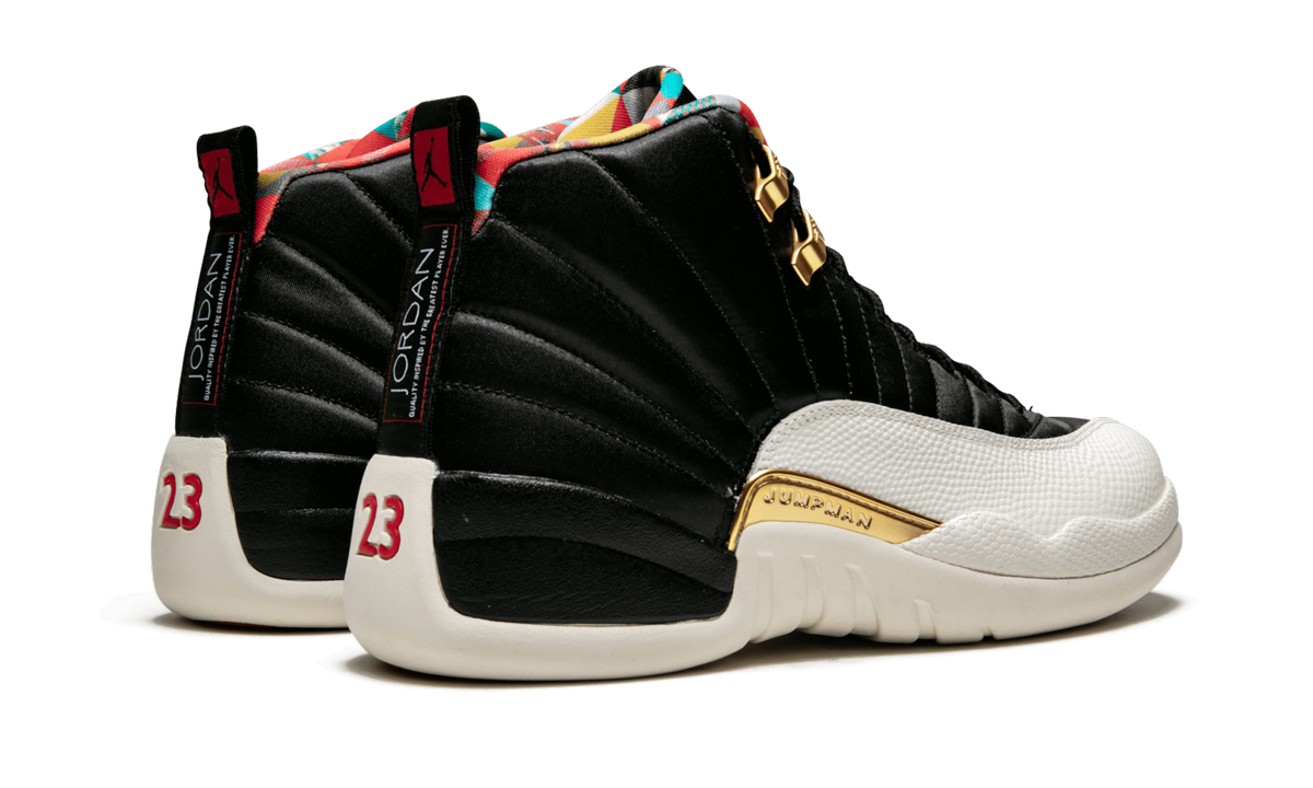 jordan 12 retro chinese new year 2019+CI2977-006+diagnol right behind view