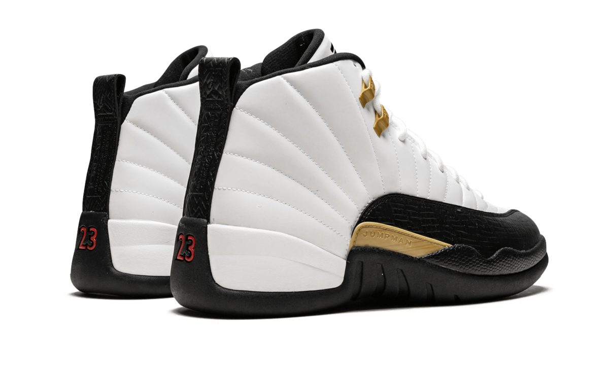 jordan 12 retro chinese new year+881427-122+diagnol right behind view