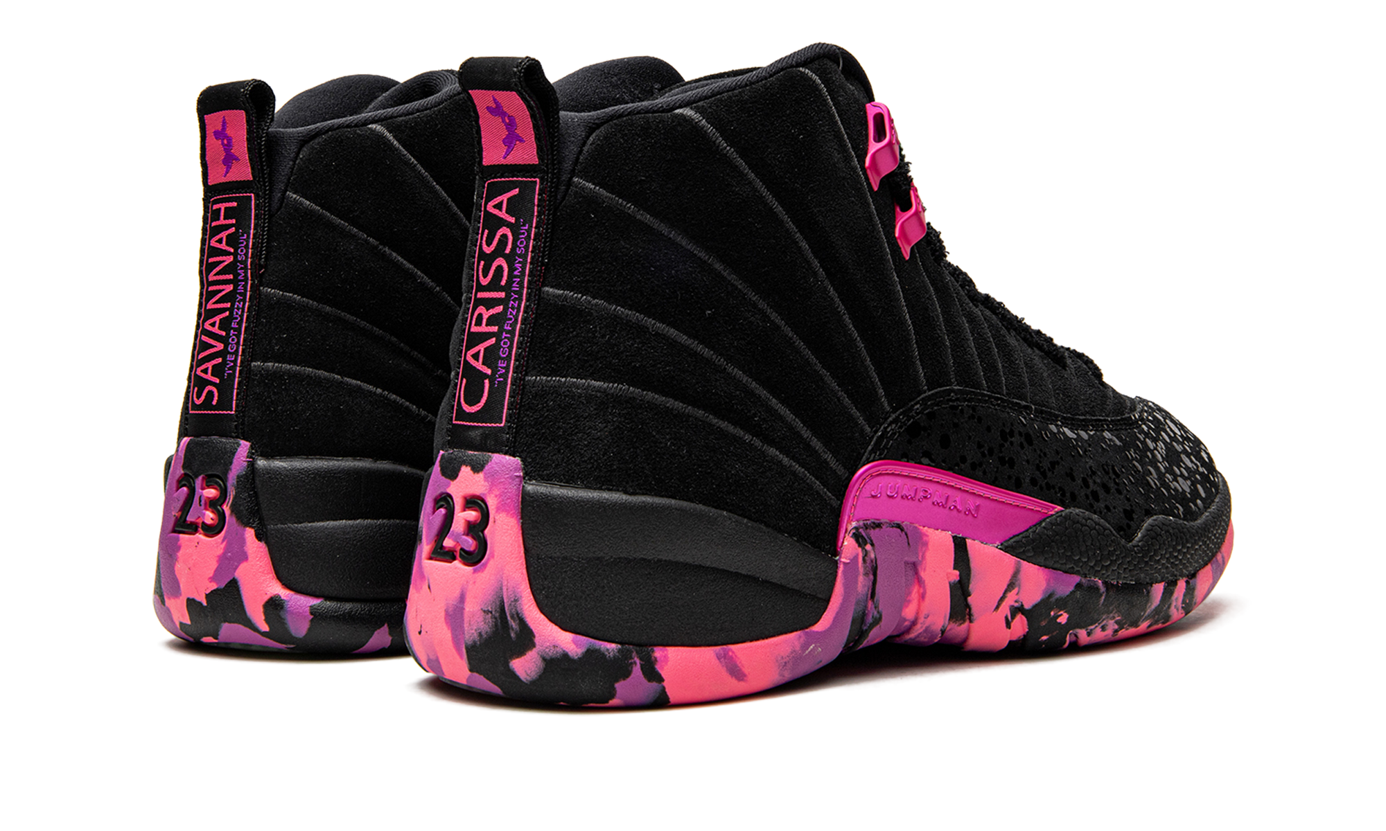 jordan 12 retro doernbecher 2017+AH6987-023+diagnol right behind view