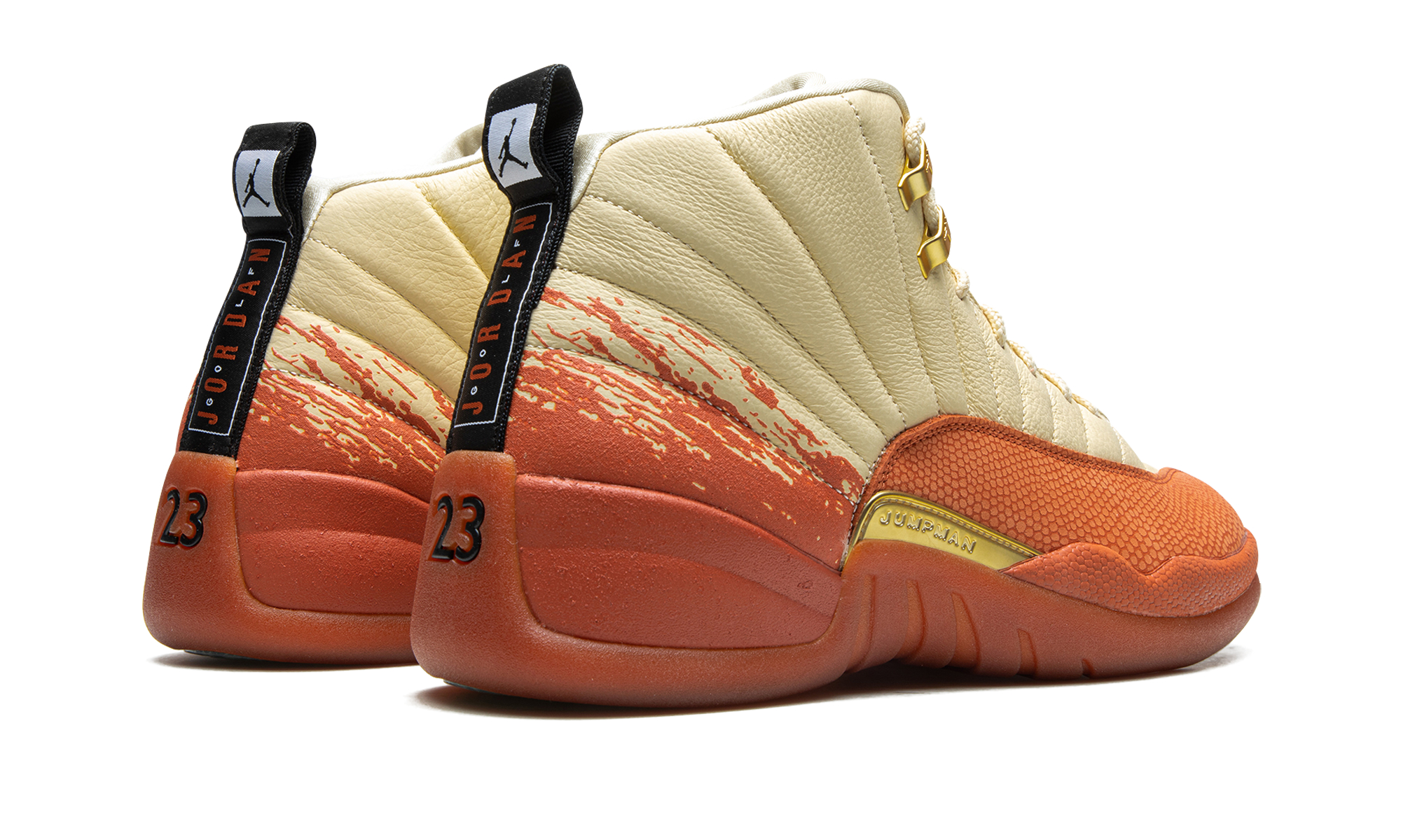 jordan 12 retro eastside golf out of the clay+DV1758-108+diagnol right behind view