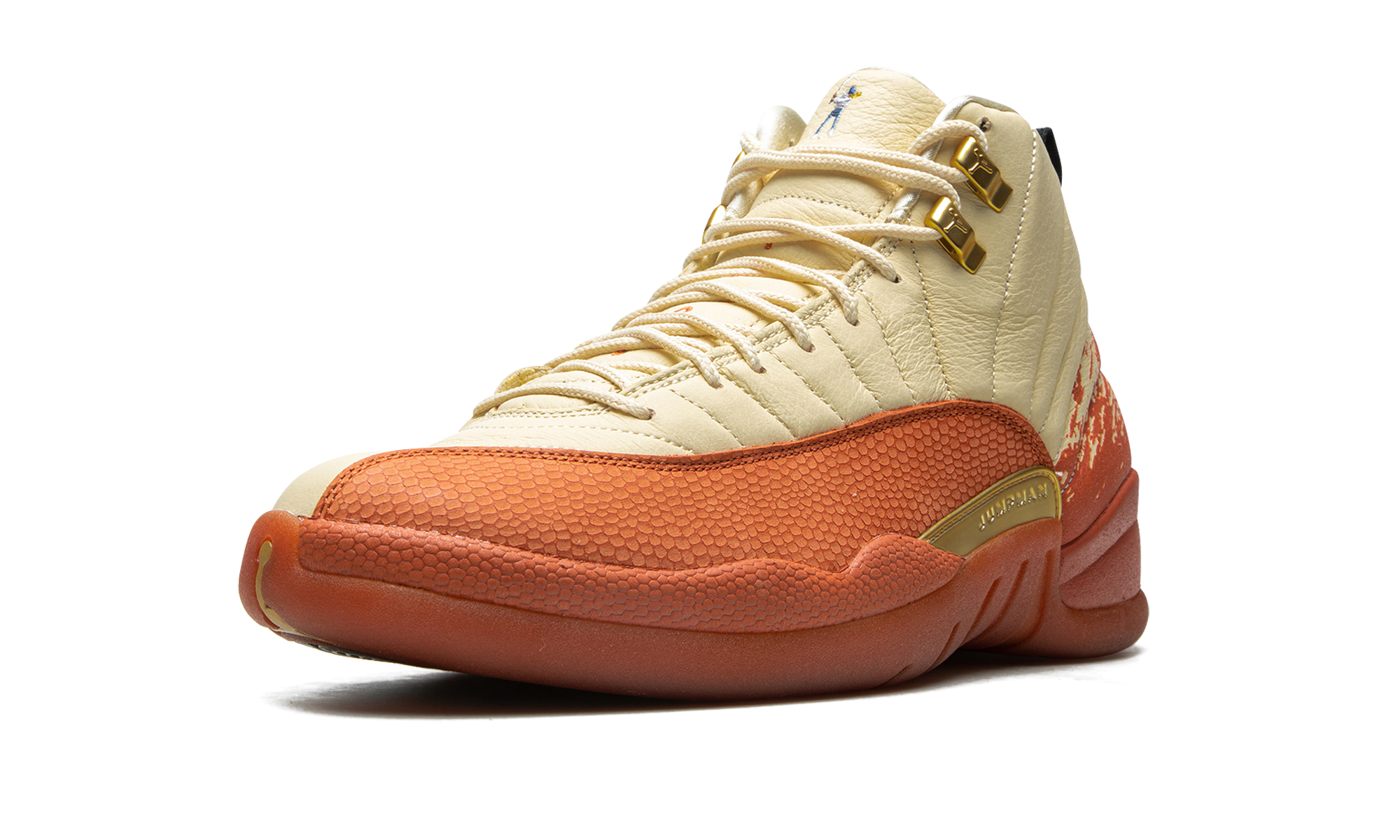 jordan 12 retro eastside golf out of the clay+DV1758-108+left diagnol single view