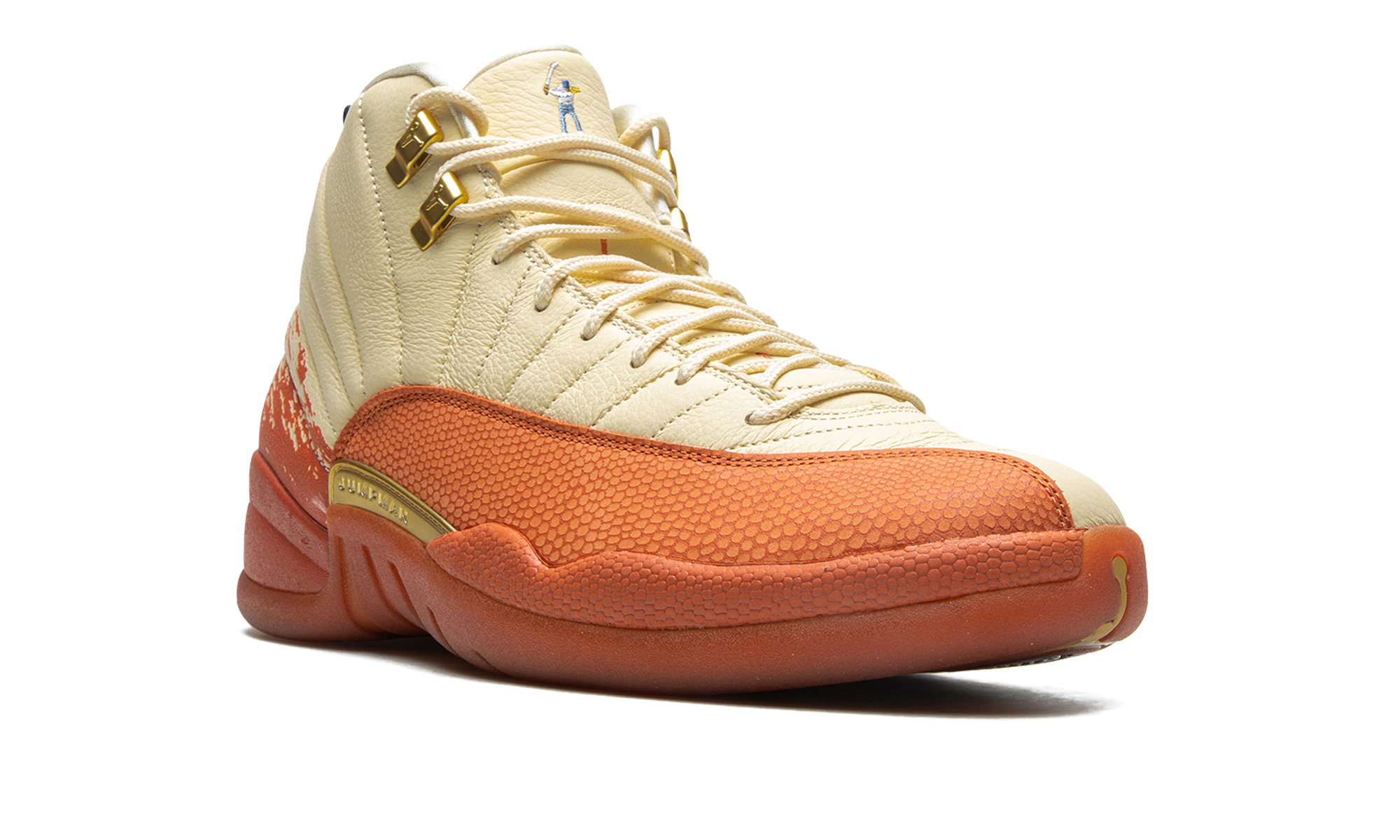 jordan 12 retro eastside golf out of the clay+DV1758-108+diagnol right view