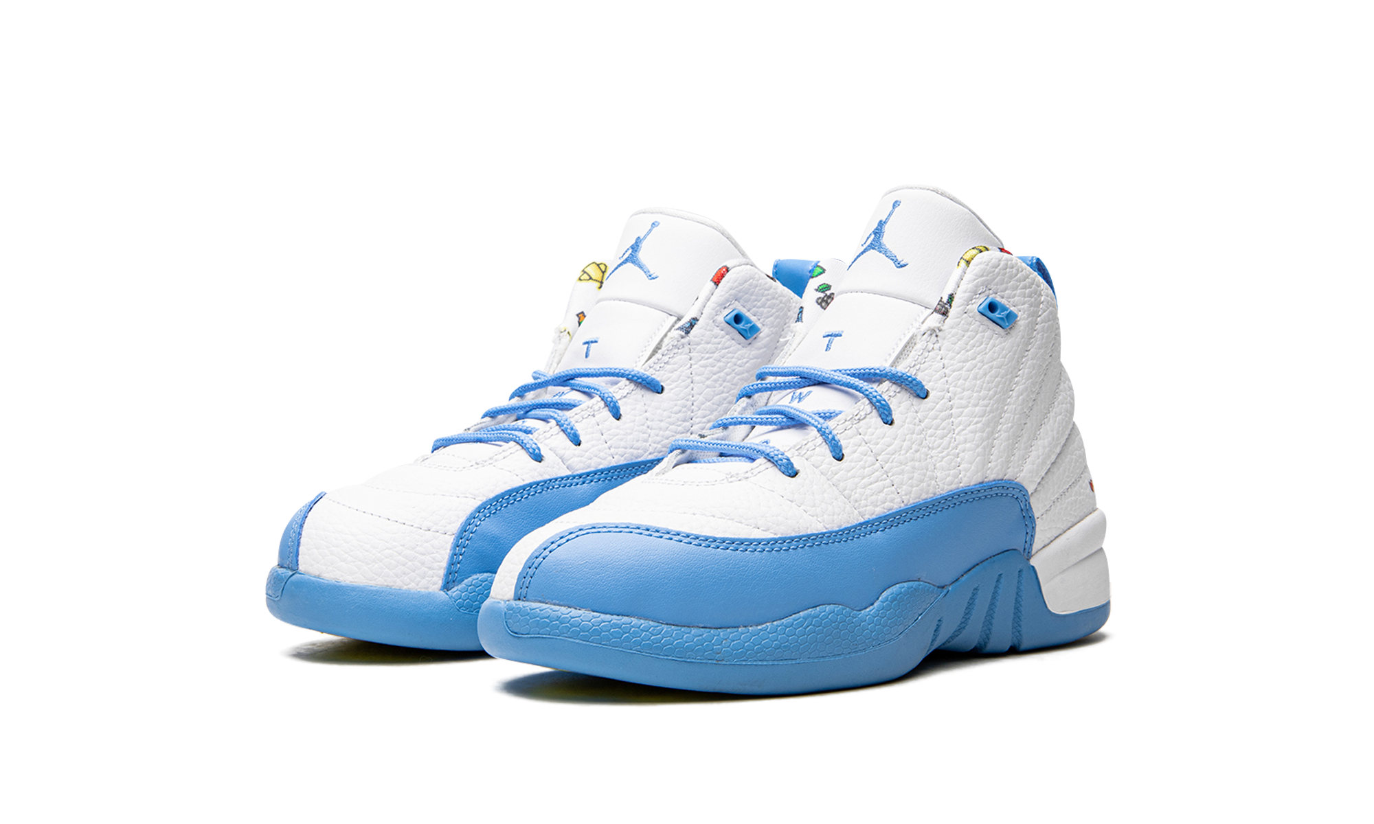 jordan 12 retro emoji ps+DQ4366-114+diagnol left view