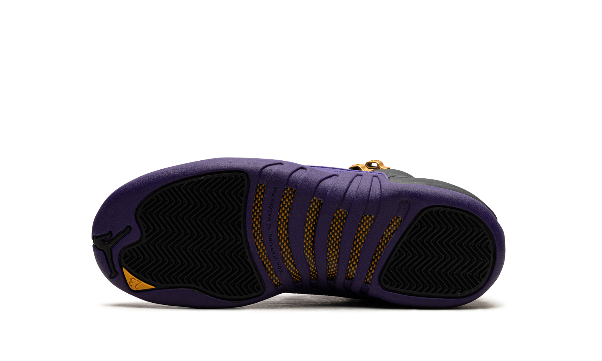 jordan 12 retro field purple gs+153265-057+bottom view