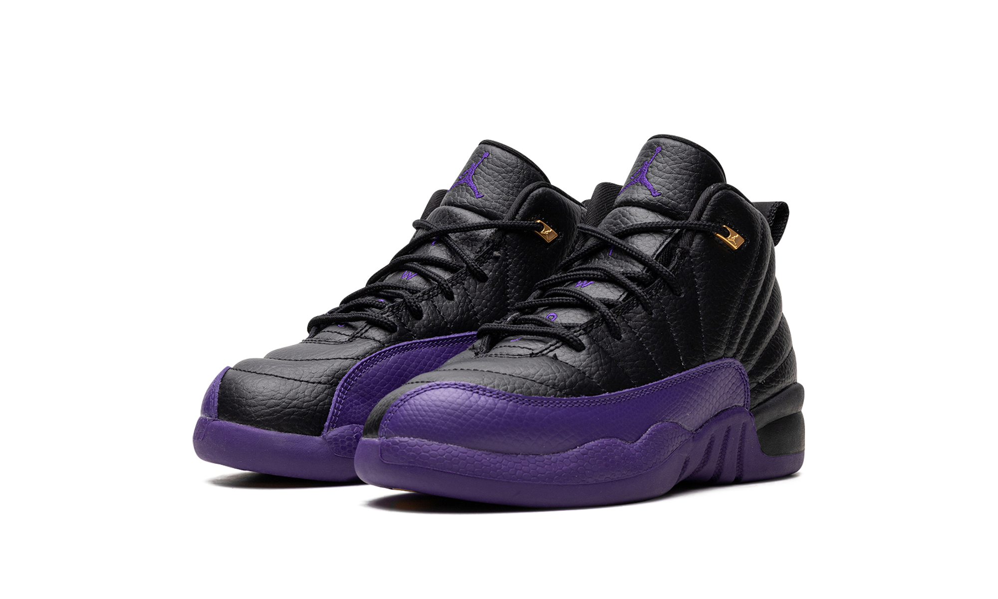 jordan 12 retro field purple ps+151186-057+diagnol left view