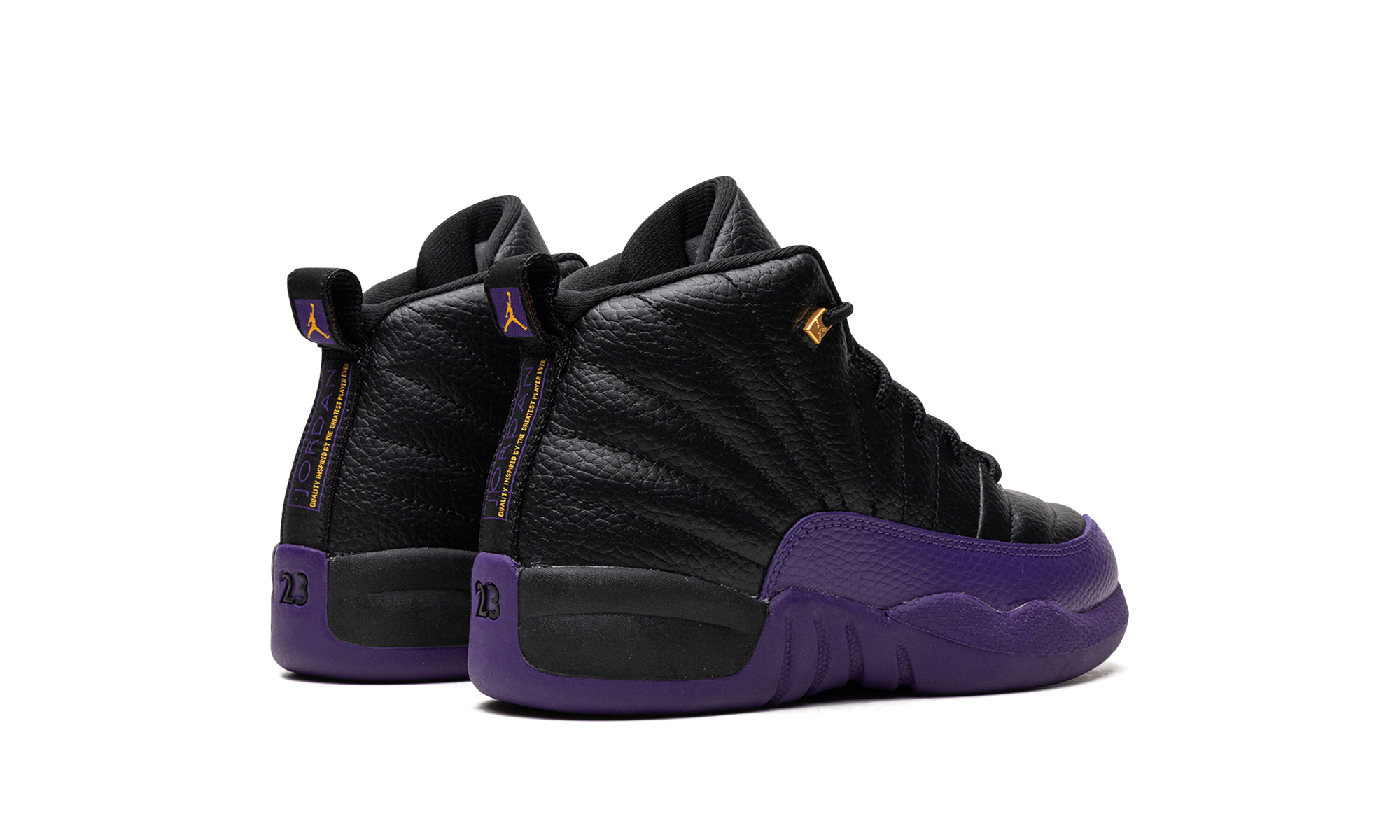 jordan 12 retro field purple ps+151186-057+diagnol right behind view