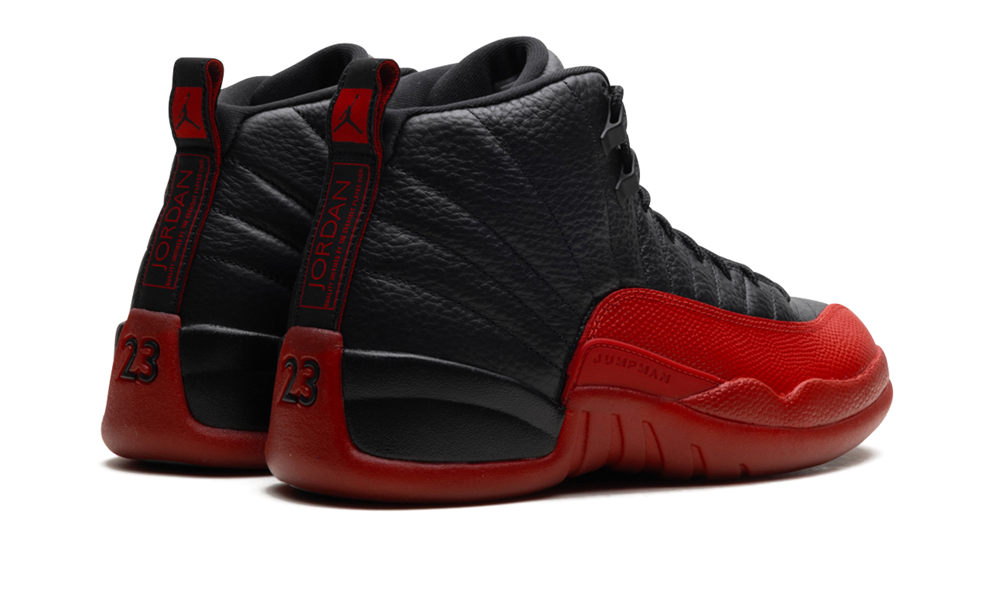 jordan 12 retro flu game 2025+CT8013-002+diagnol right behind view