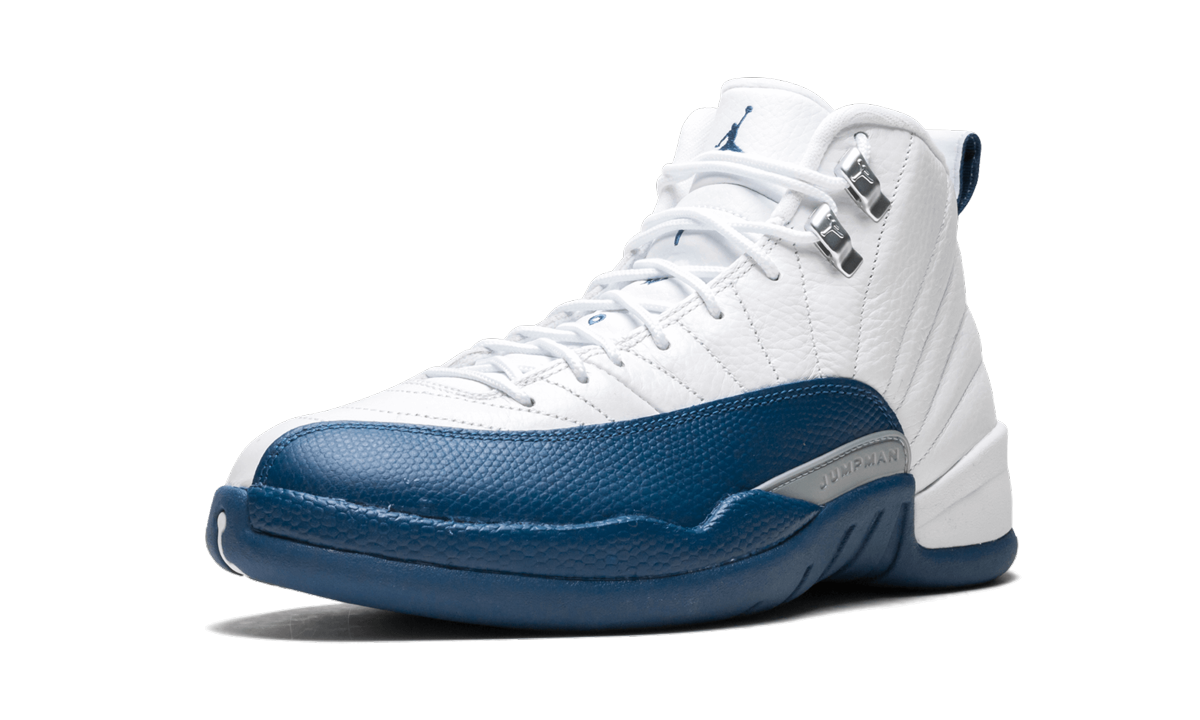jordan 12 retro french blue 2016+130690-113+left diagnol single view