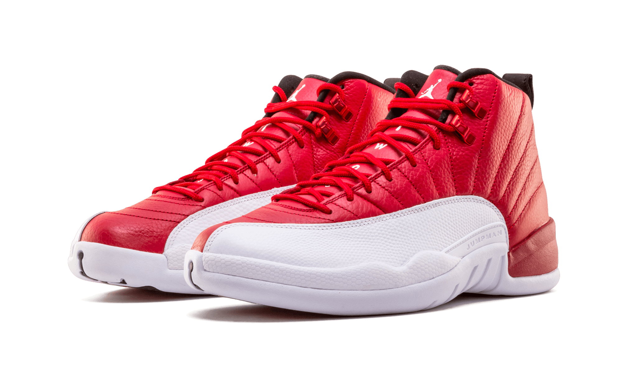 jordan 12 retro gym red+130690-600+diagnol left view