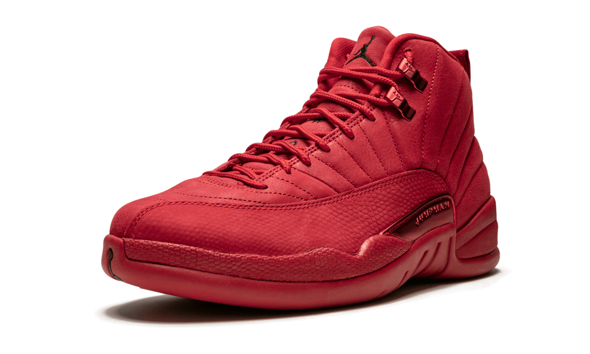 jordan 12 retro gym red 2018+130690-601+left diagnol single view
