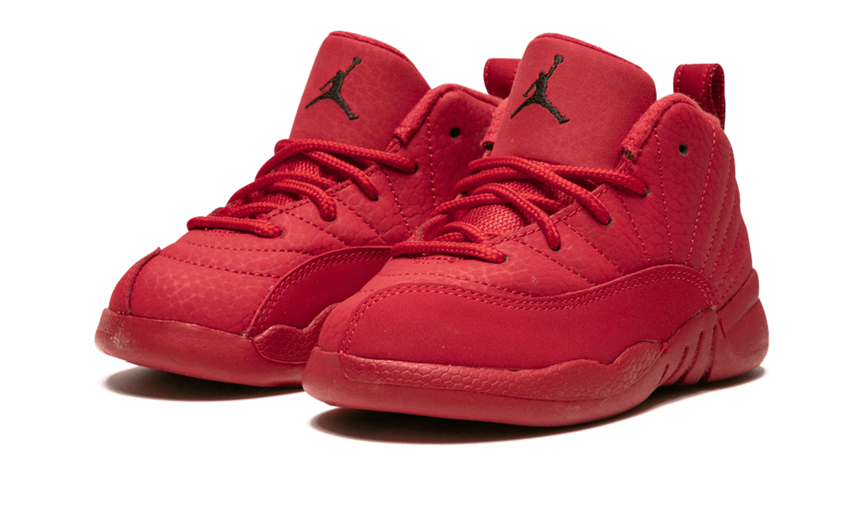 jordan 12 retro gym red 2018 td+850000-601+diagnol left view
