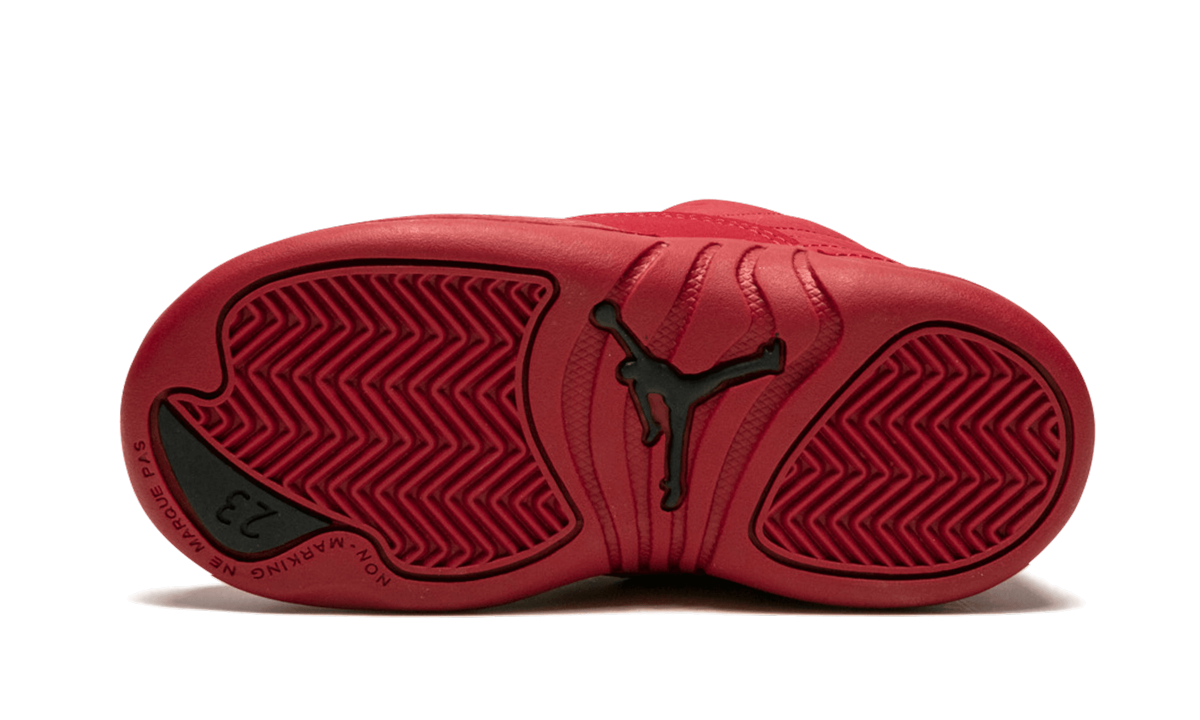 jordan 12 retro gym red 2018 td+850000-601+bottom view