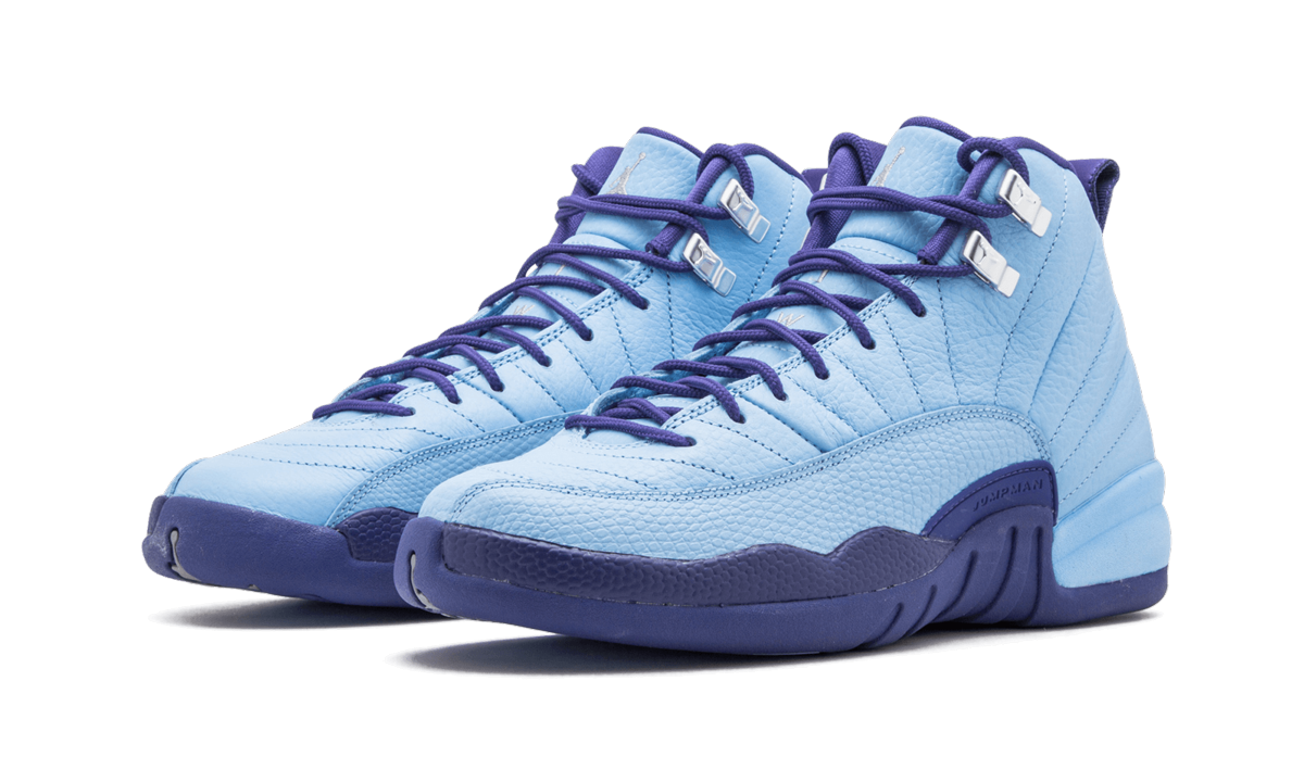 jordan 12 retro hornets gs+510815-418+diagnol left view
