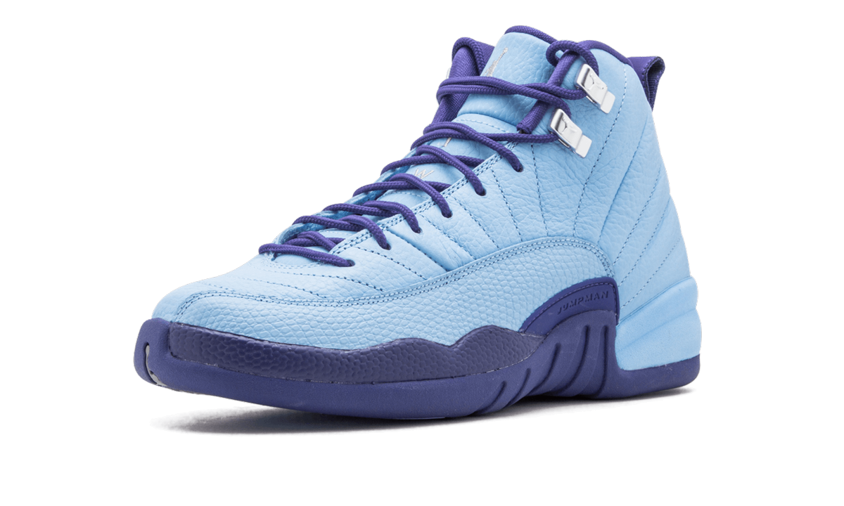 jordan 12 retro hornets gs+510815-418+left diagnol single view