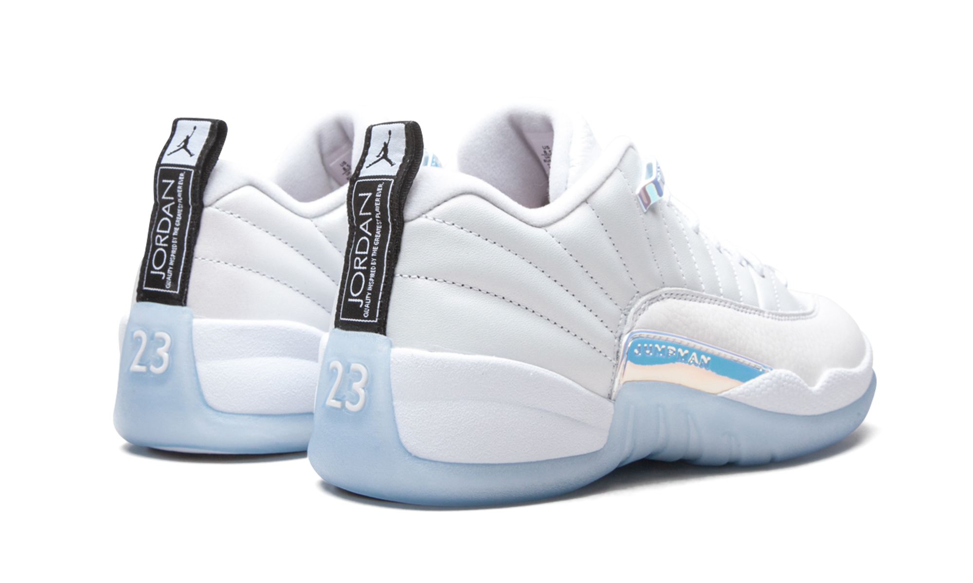 jordan 12 retro low easter 2021+DB0733-190+diagnol right behind view