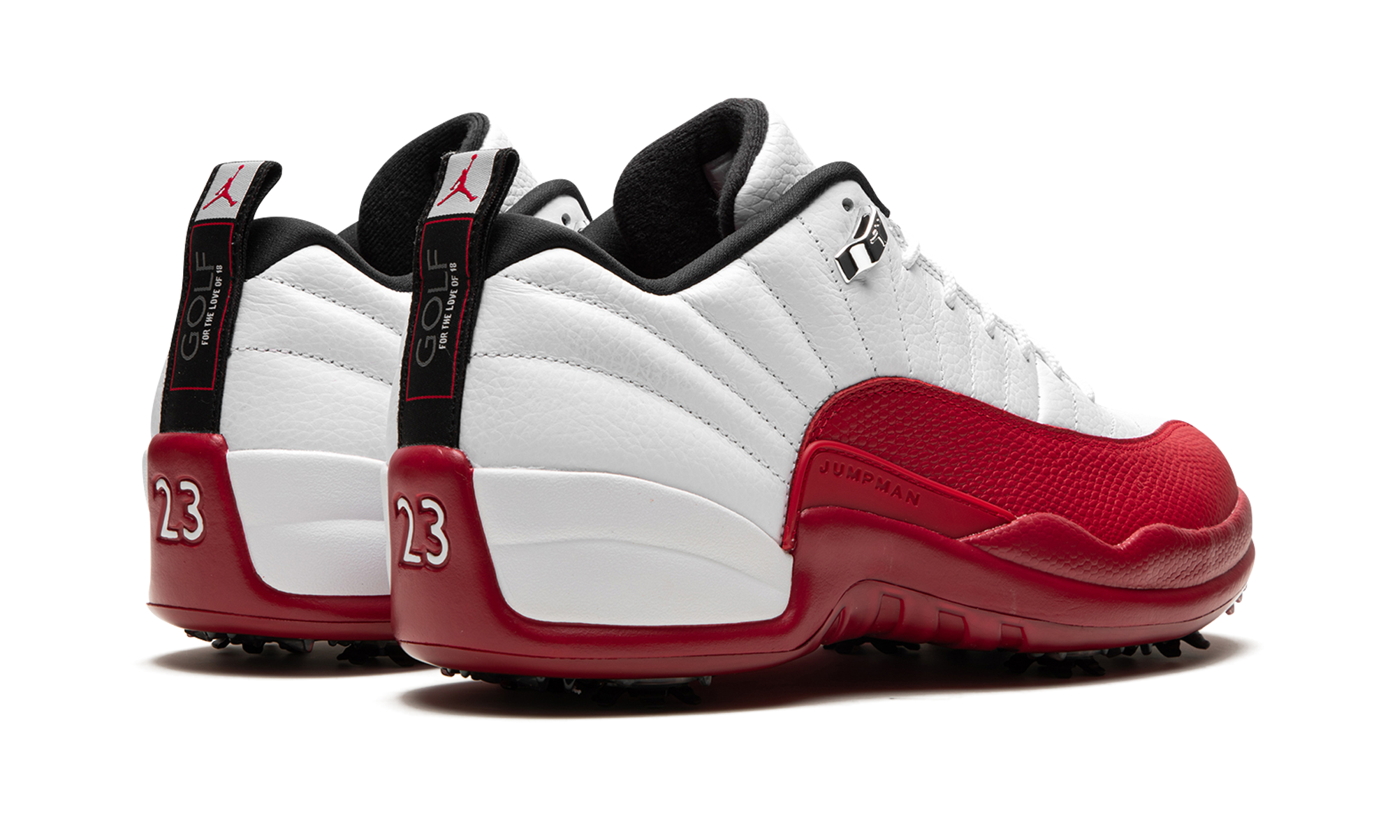 jordan 12 retro low golf cherry+DH4120-161+diagnol right behind view