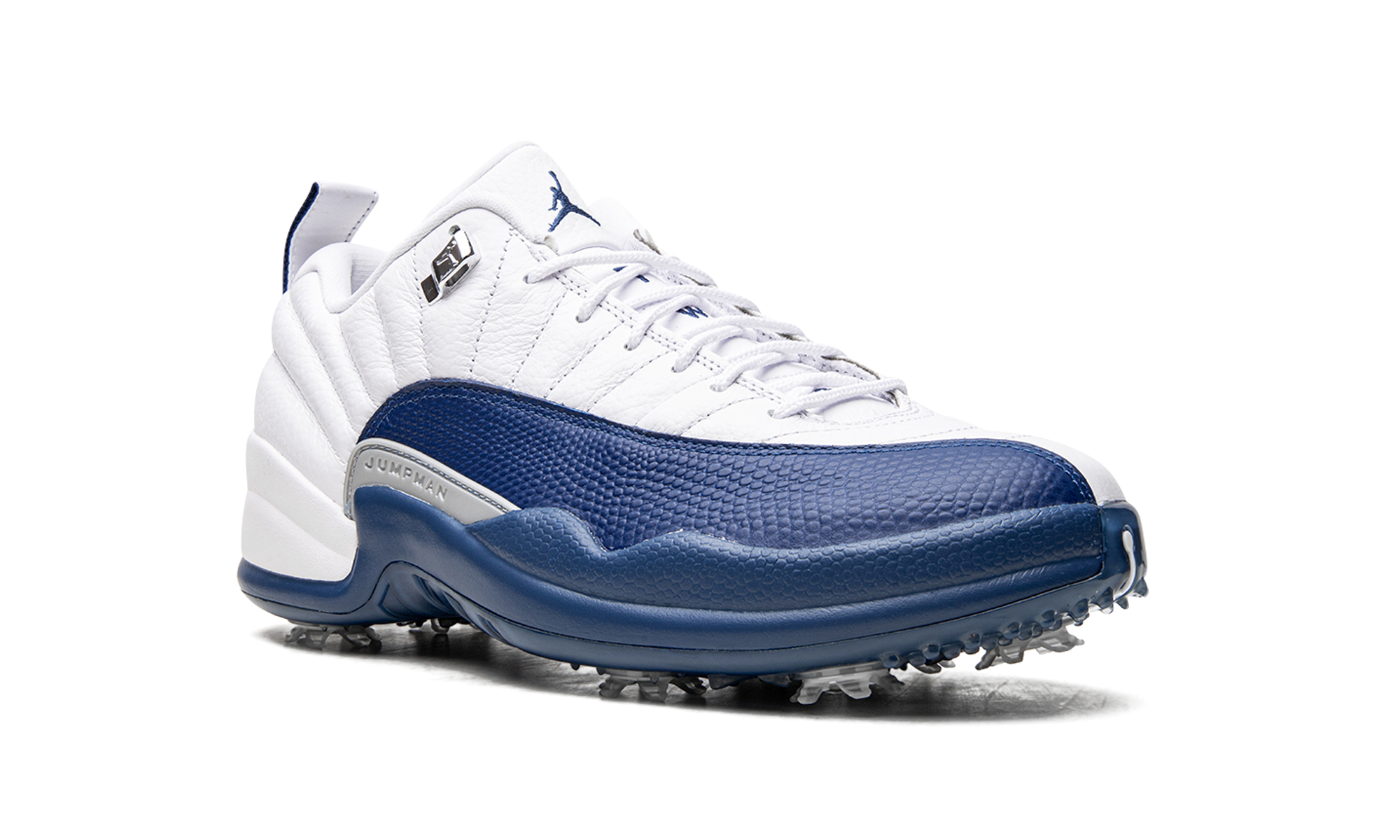 jordan 12 retro low golf french blue+DH4120-101+diagnol right view