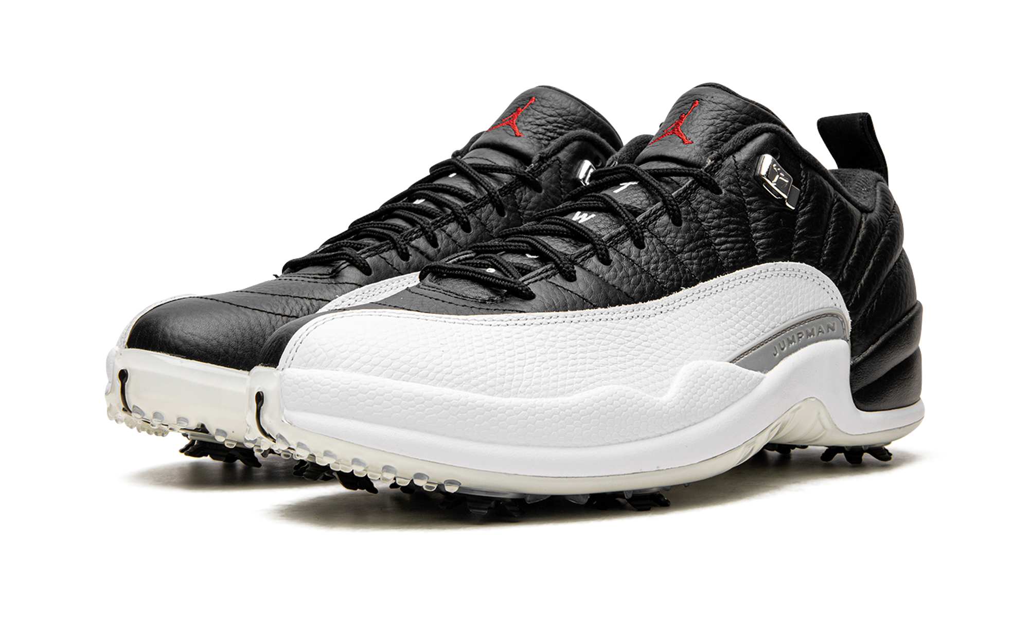 jordan 12 retro low golf playoff+DH4120-010+diagnol left view