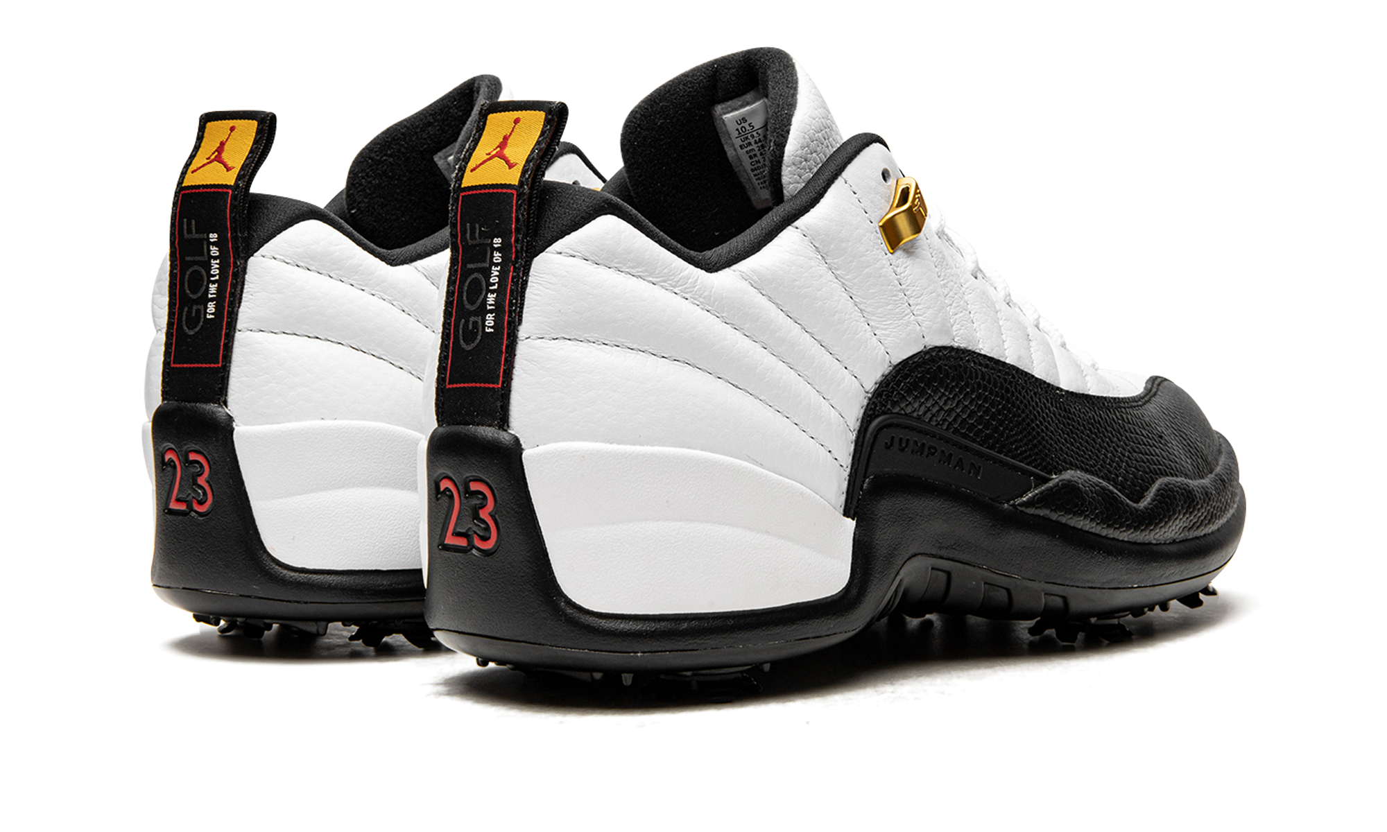 jordan 12 retro low golf taxi+DH4120-100+diagnol right behind view