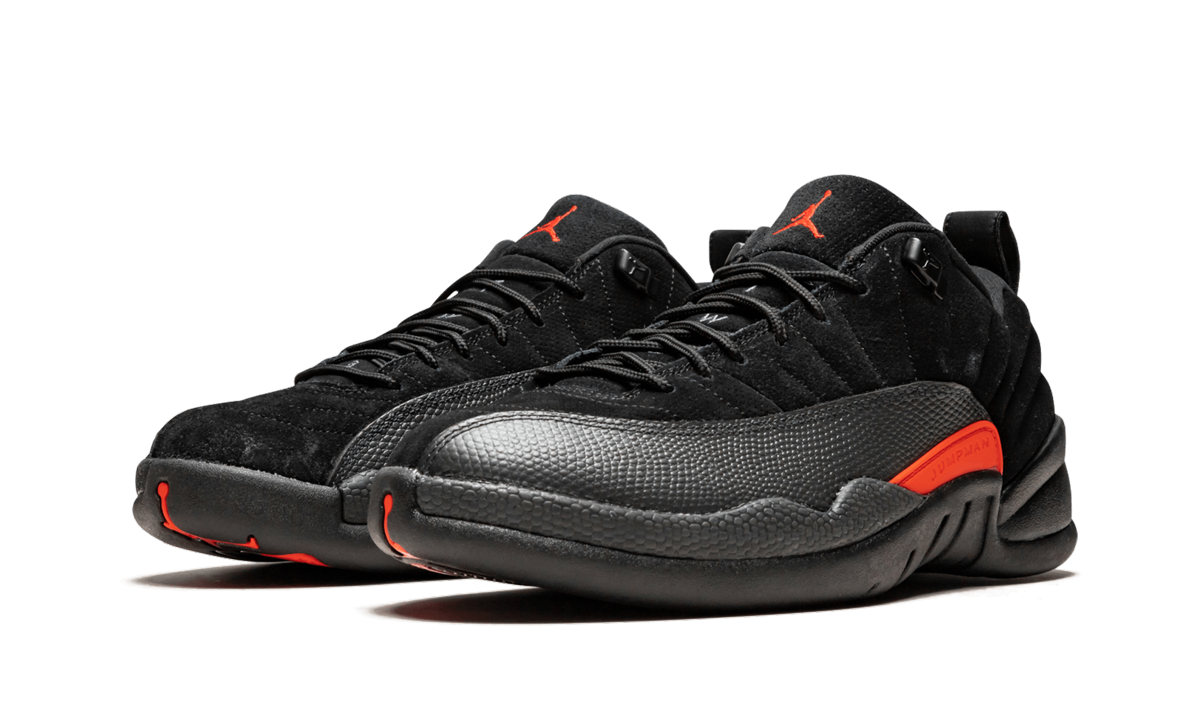 jordan 12 retro low max orange+308317-003+diagnol left view