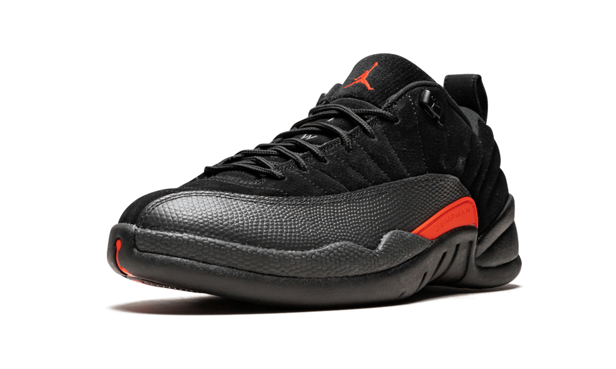 jordan 12 retro low max orange+308317-003+left diagnol single view