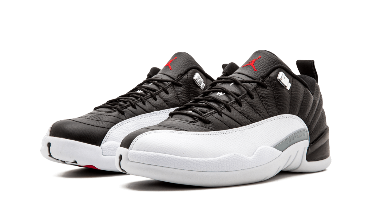 jordan 12 retro low playoffs+308317-004+diagnol left view
