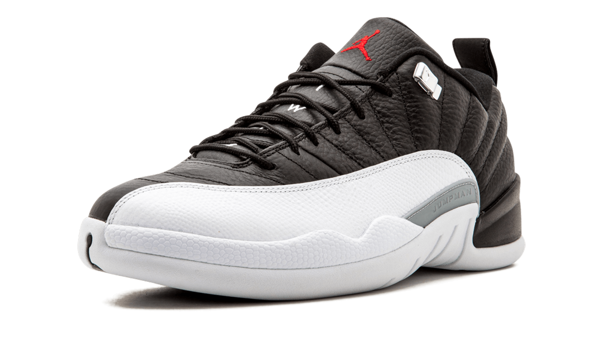jordan 12 retro low playoffs+308317-004+left diagnol single view