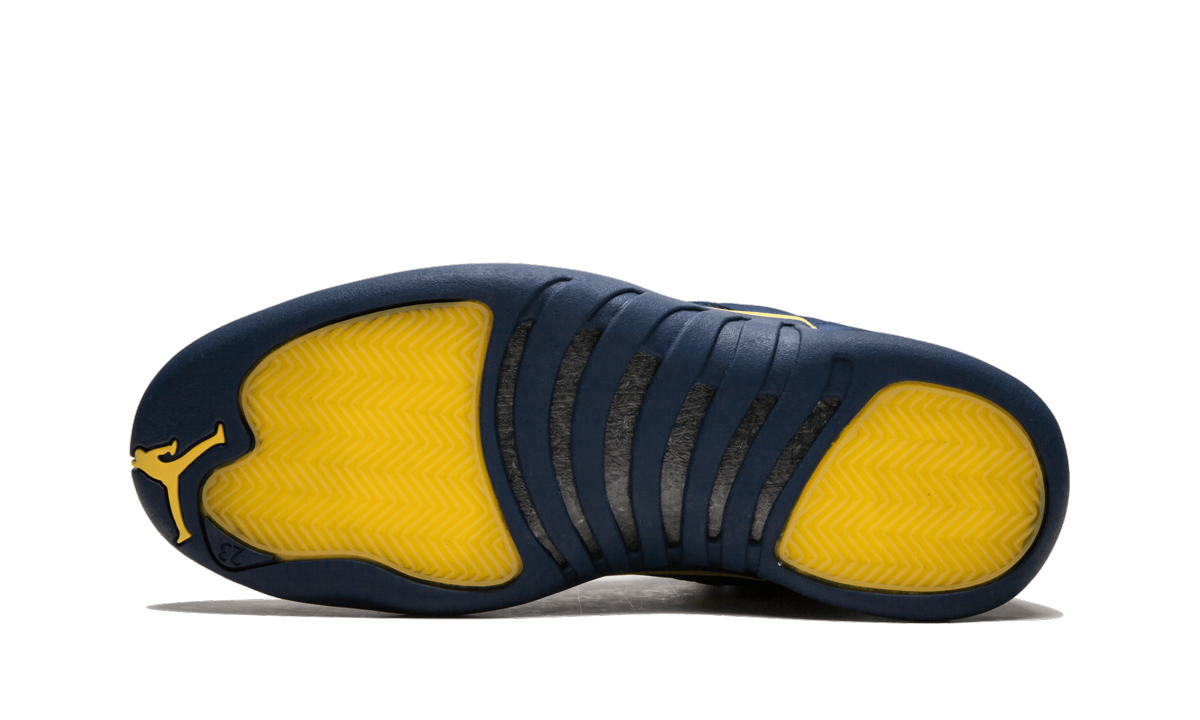 jordan 12 retro michigan+BQ3180-407+bottom view