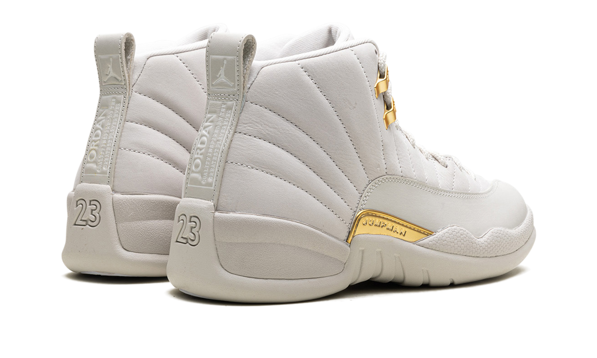jordan 12 retro phantom women s+FD9101-007+diagnol right behind view