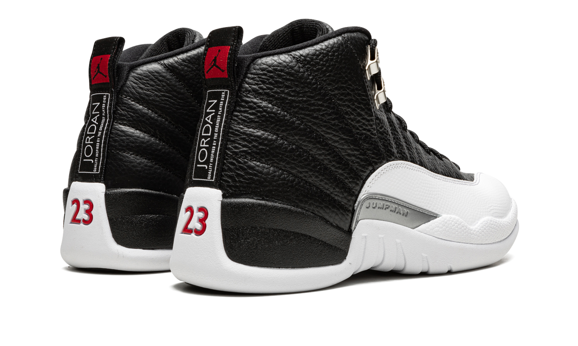 jordan 12 retro playoffs 2022+CT8013-006+diagnol right behind view