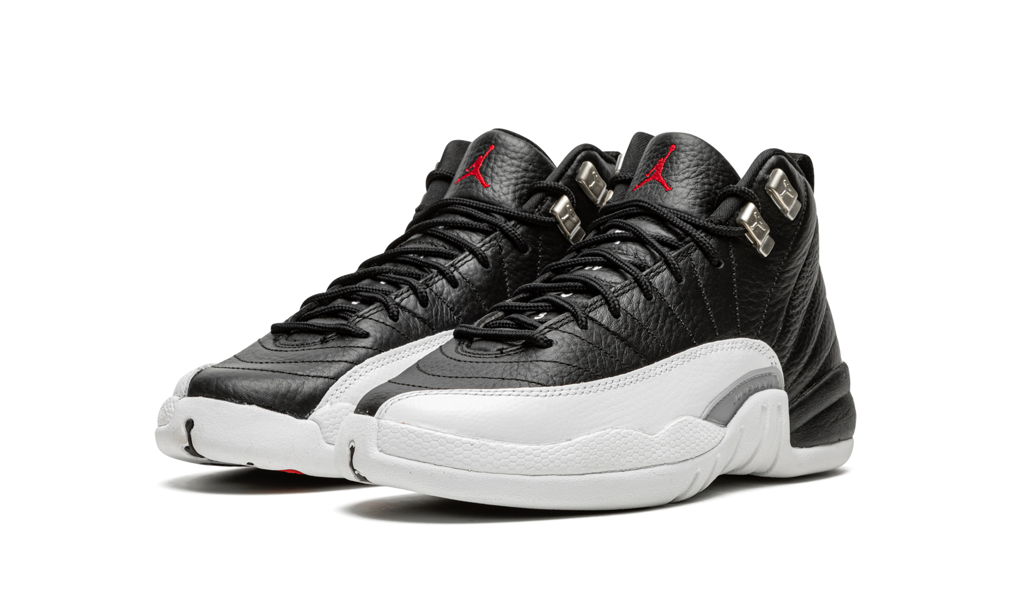 jordan 12 retro playoffs 2022 gs+153265-006+diagnol left view