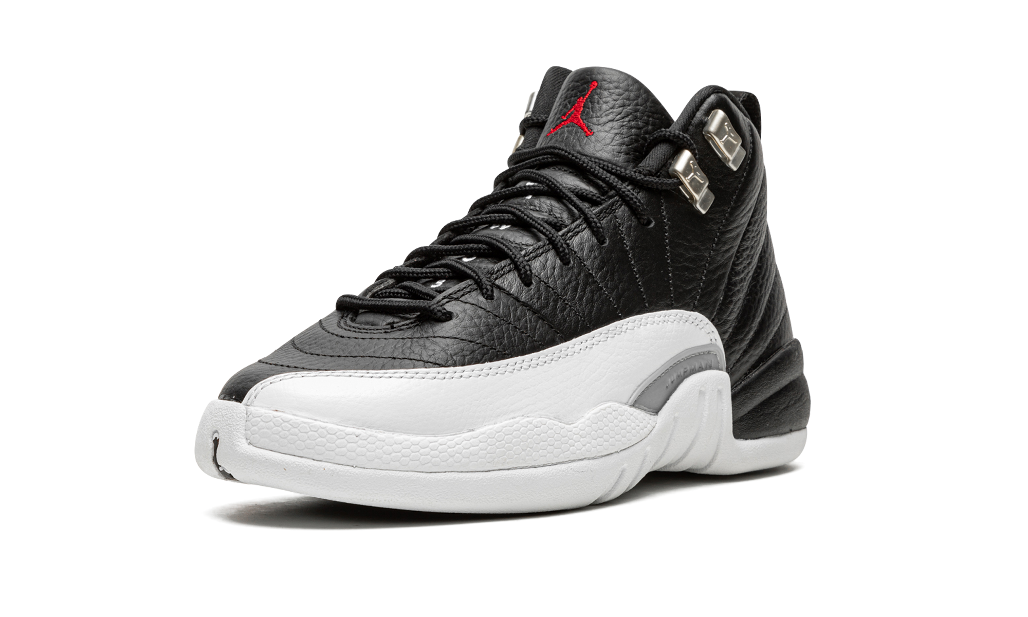 jordan 12 retro playoffs 2022 gs+153265-006+left diagnol single view