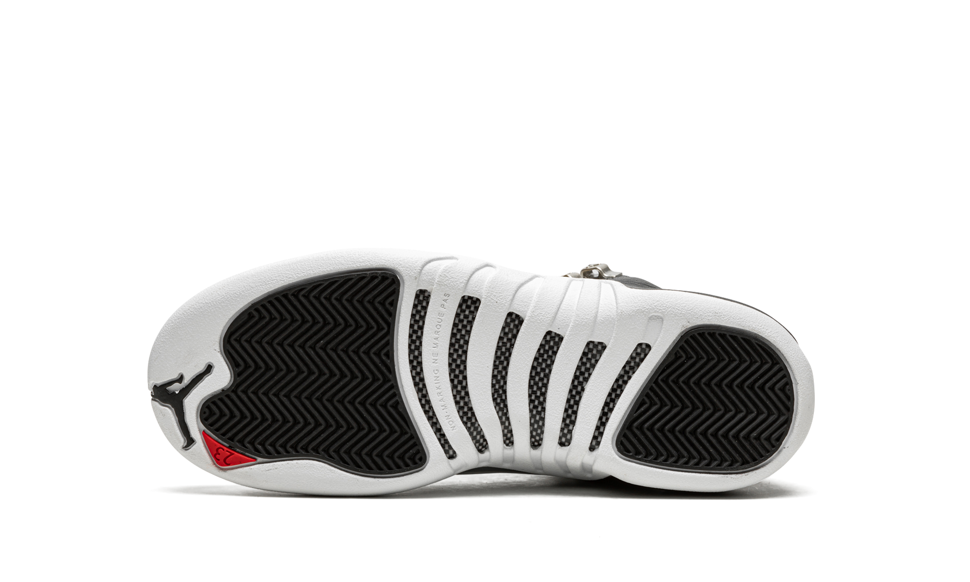 jordan 12 retro playoffs 2022 gs+153265-006+bottom view