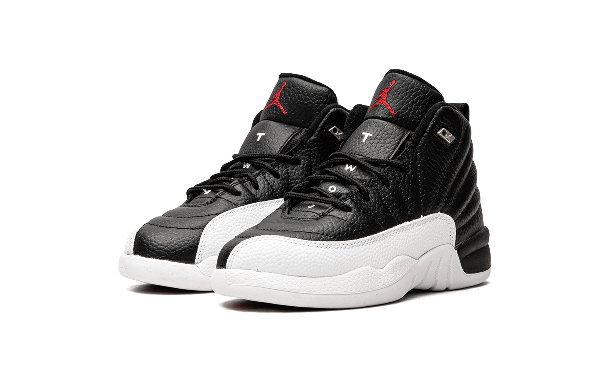 jordan 12 retro playoffs 2022 ps+151186-006+diagnol left view