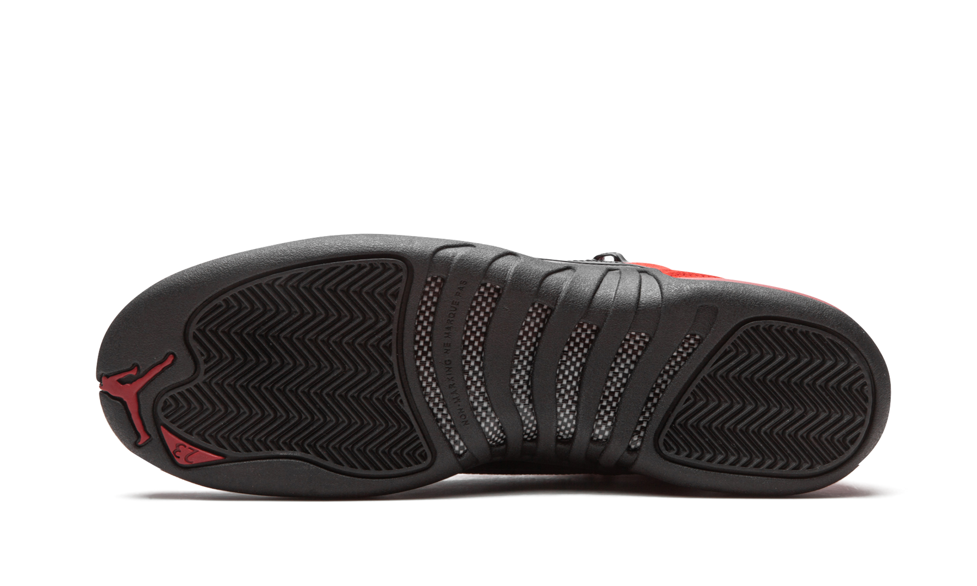 jordan 12 retro reverse flu game gs+153265-602+bottom view
