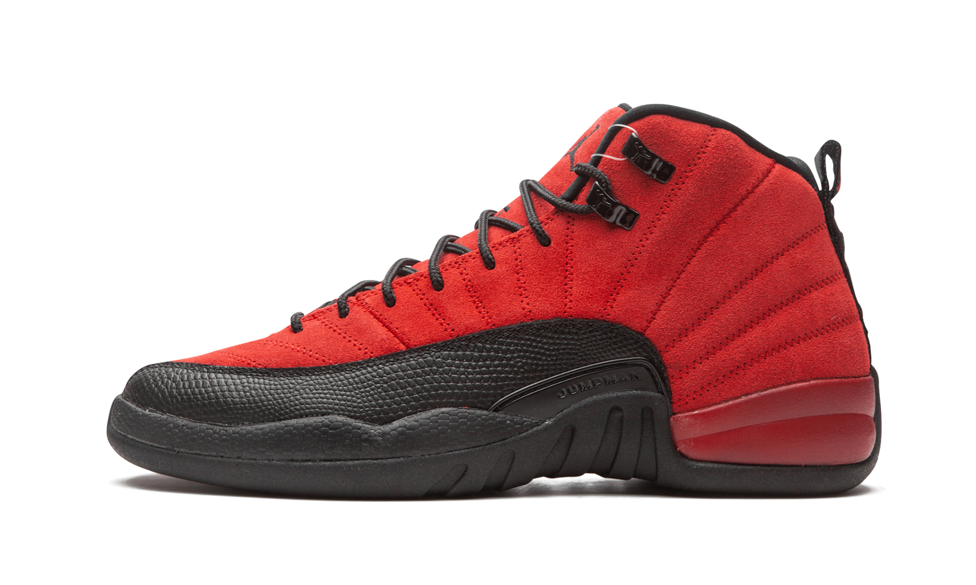 jordan 12 retro reverse flu game gs+153265-602+diagnol right view 1