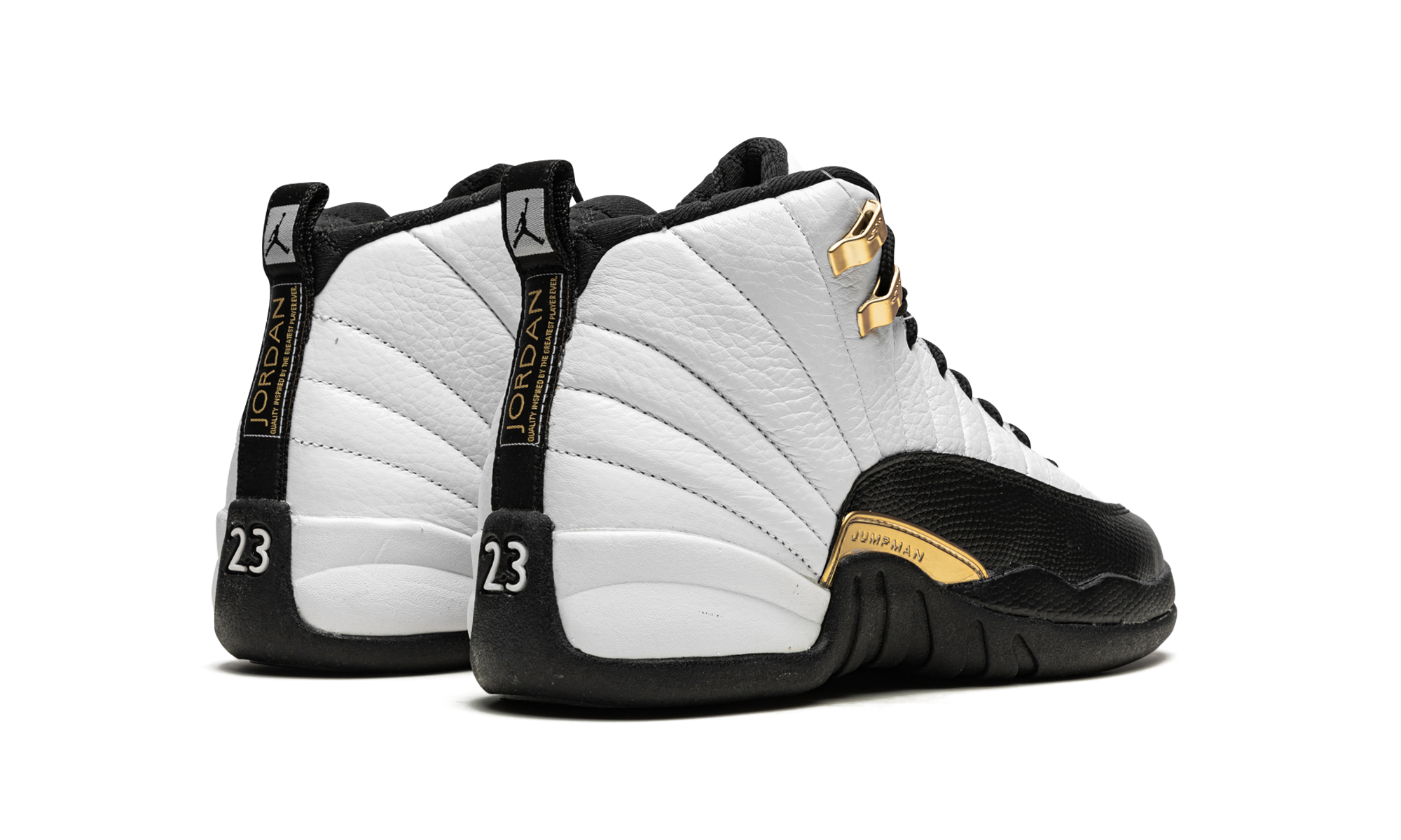 jordan 12 retro royalty taxi gs+153265-170+diagnol right behind view