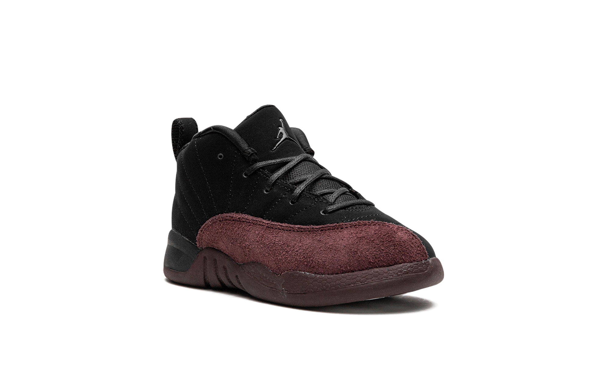 jordan 12 retro sp a ma maniere black td+FB2687-001+diagnol right view