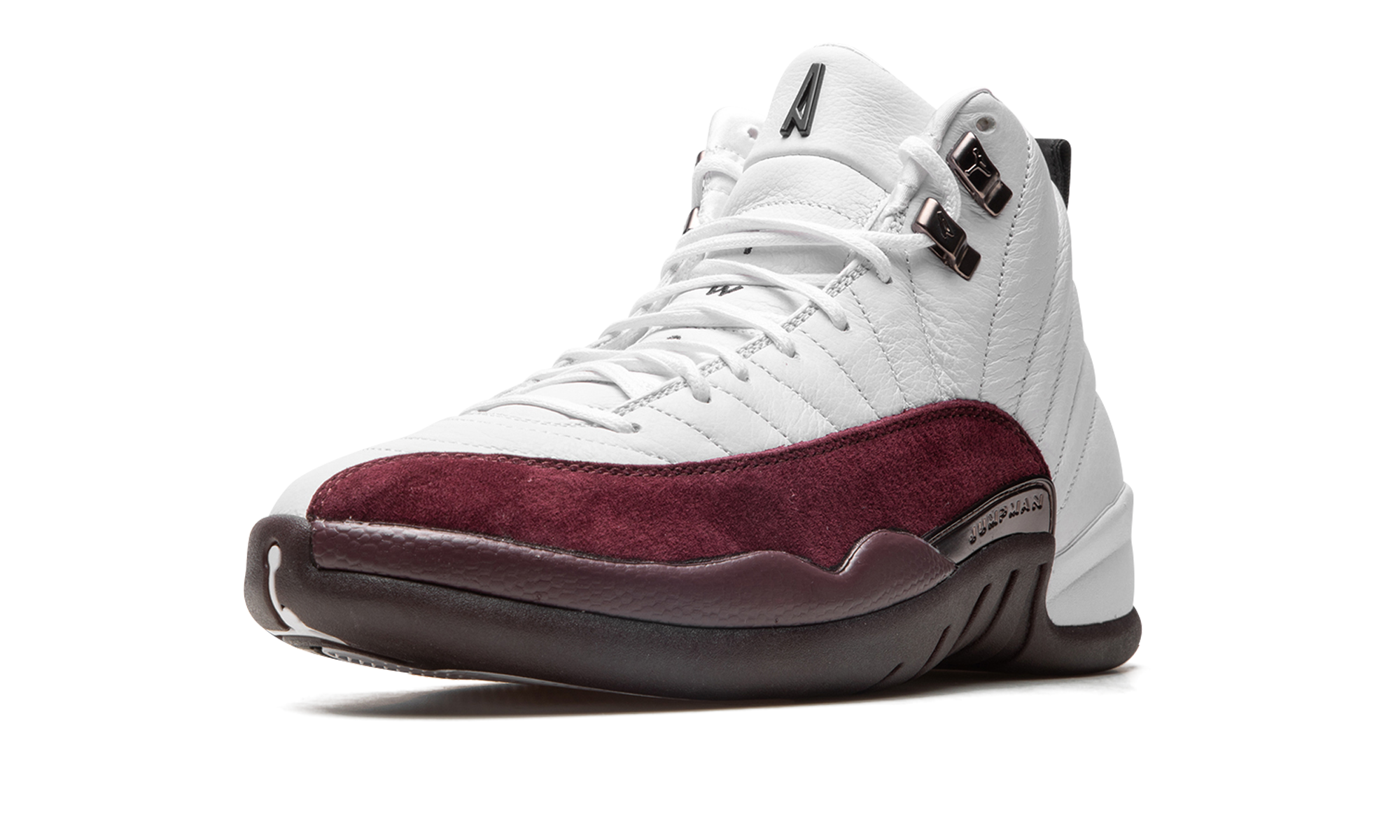 jordan 12 retro sp a ma maniere white women s+DV6989-100+left diagnol single view