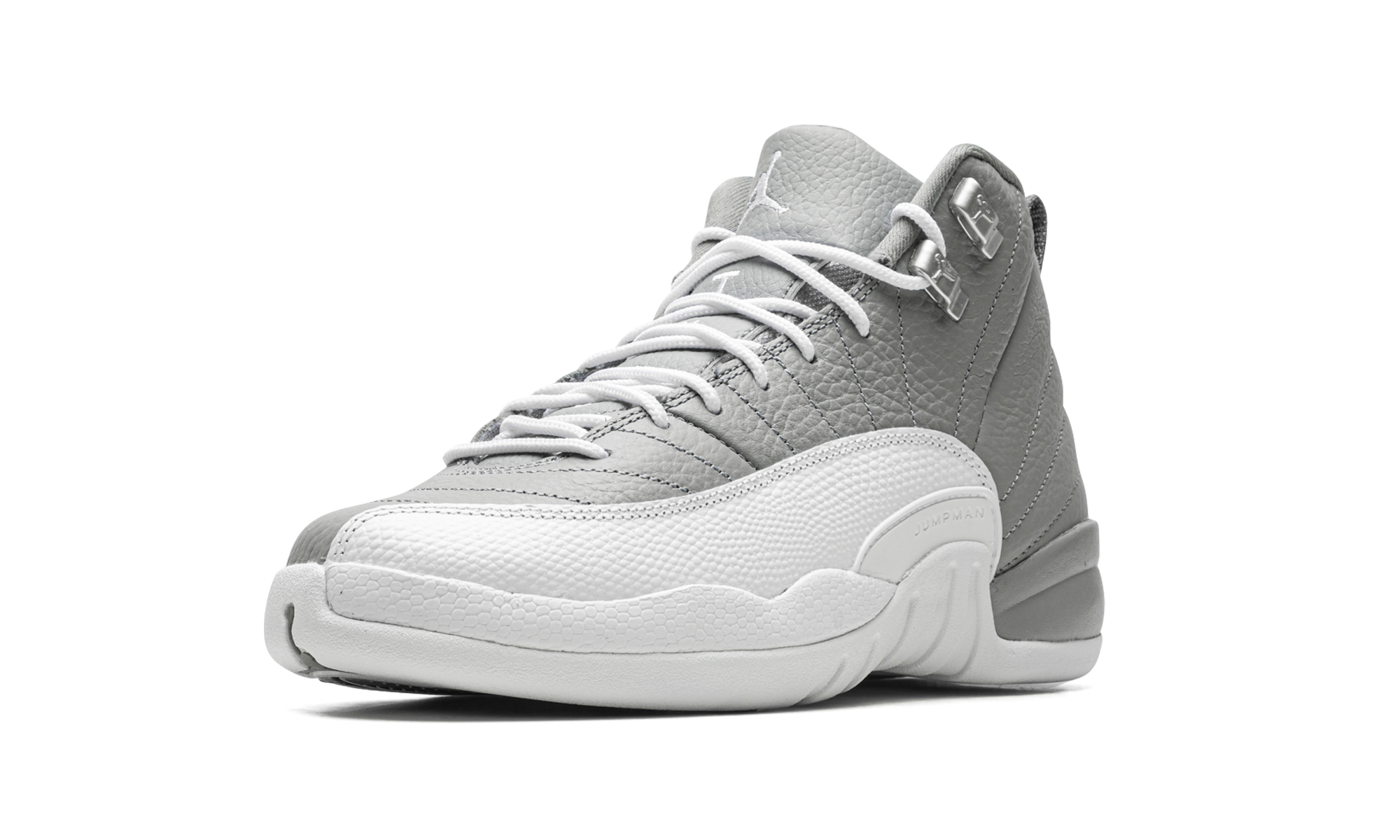 jordan 12 retro stealth gs+153265-015+left diagnol single view
