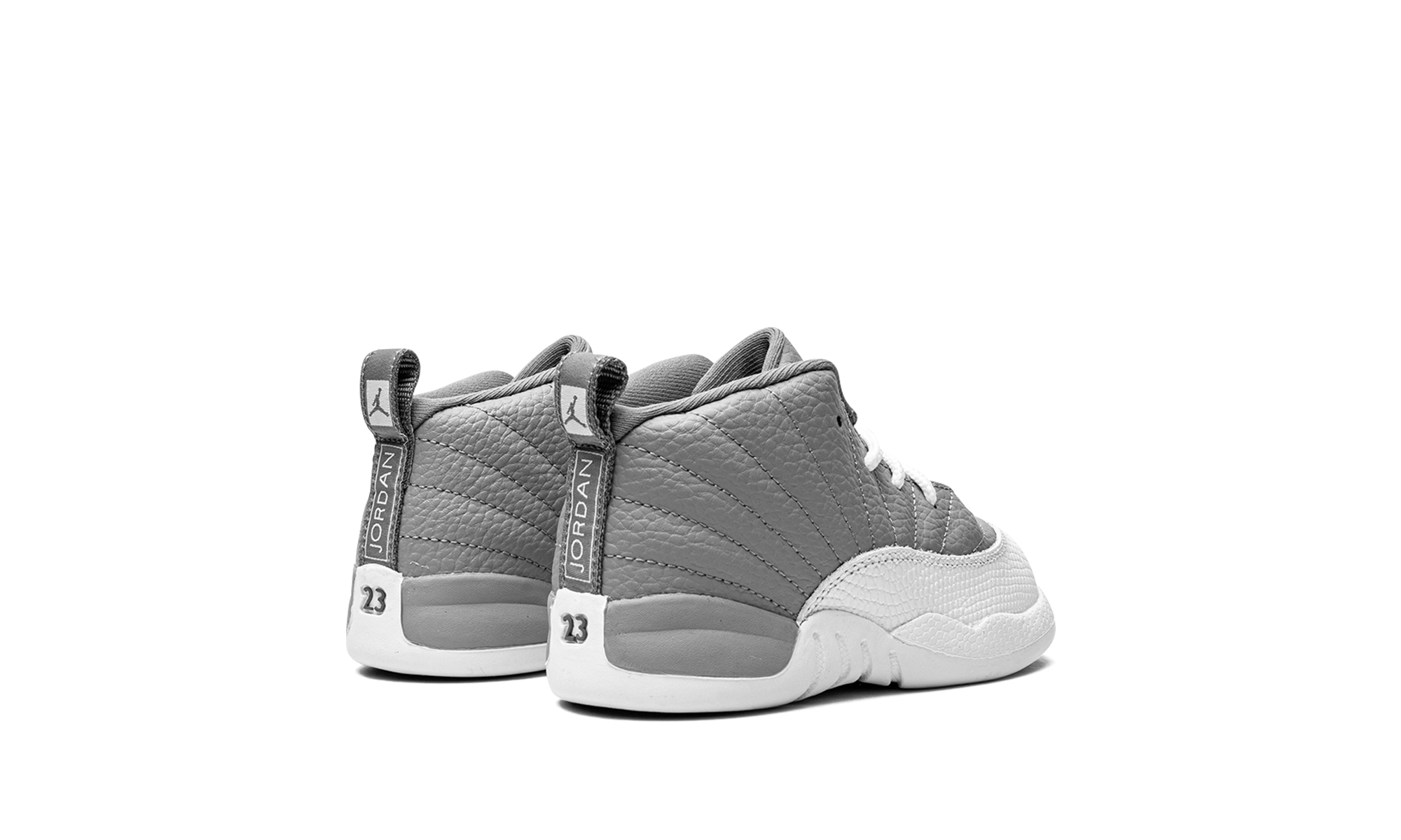 jordan 12 retro stealth td+850000-015+diagnol right behind view