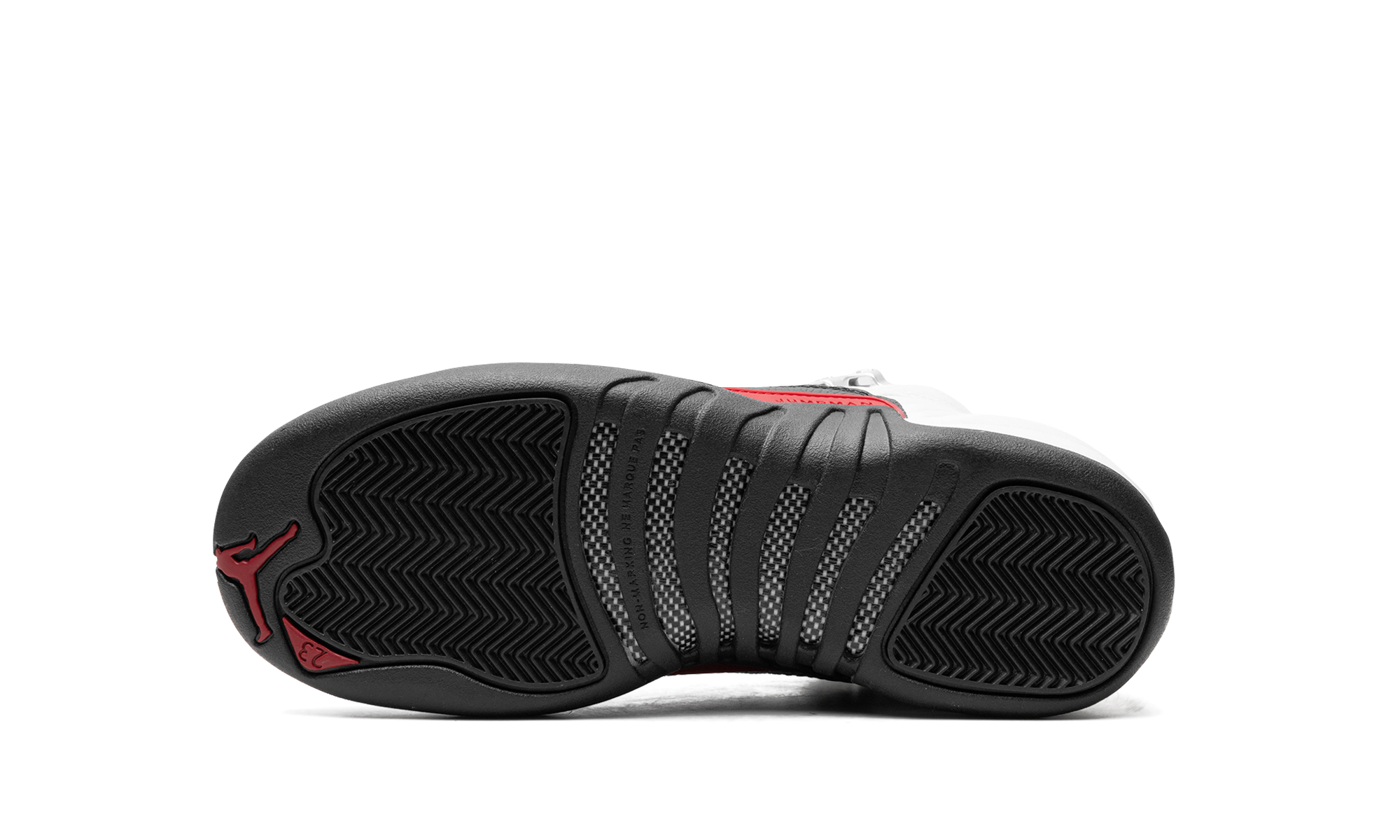jordan 12 retro taxi flip gs+153265-162+bottom view