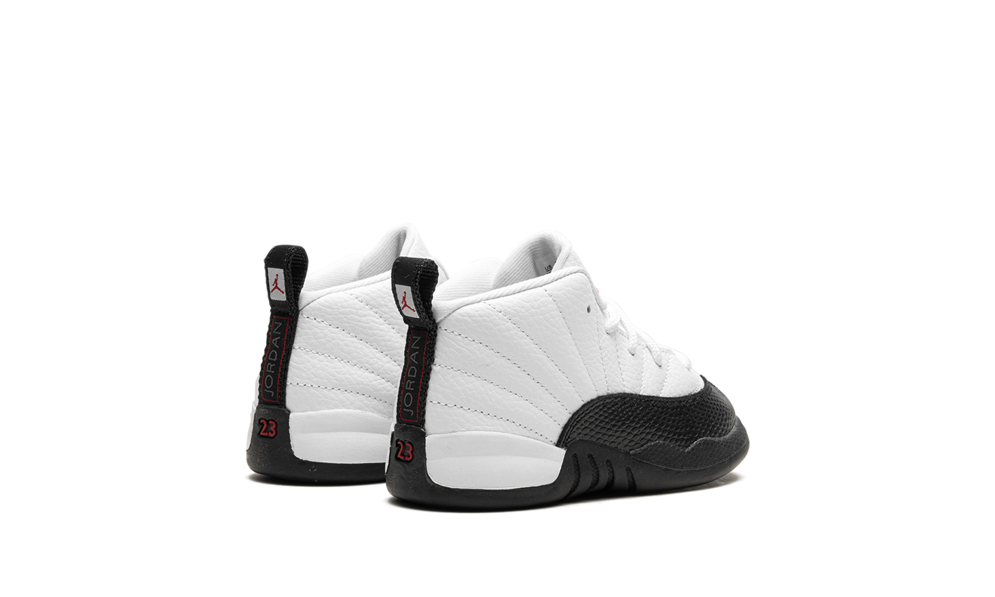 jordan 12 retro taxi flip td+850000-162+diagnol right behind view