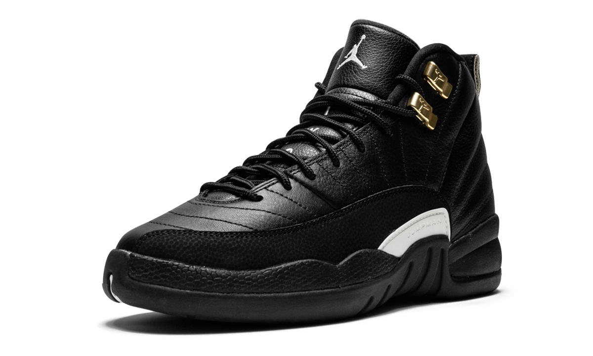 jordan 12 retro the master gs+153265-013+left diagnol single view