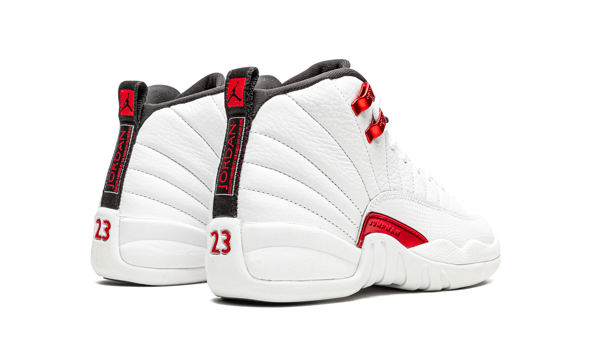 jordan 12 retro twist gs+153265-106+diagnol right behind view